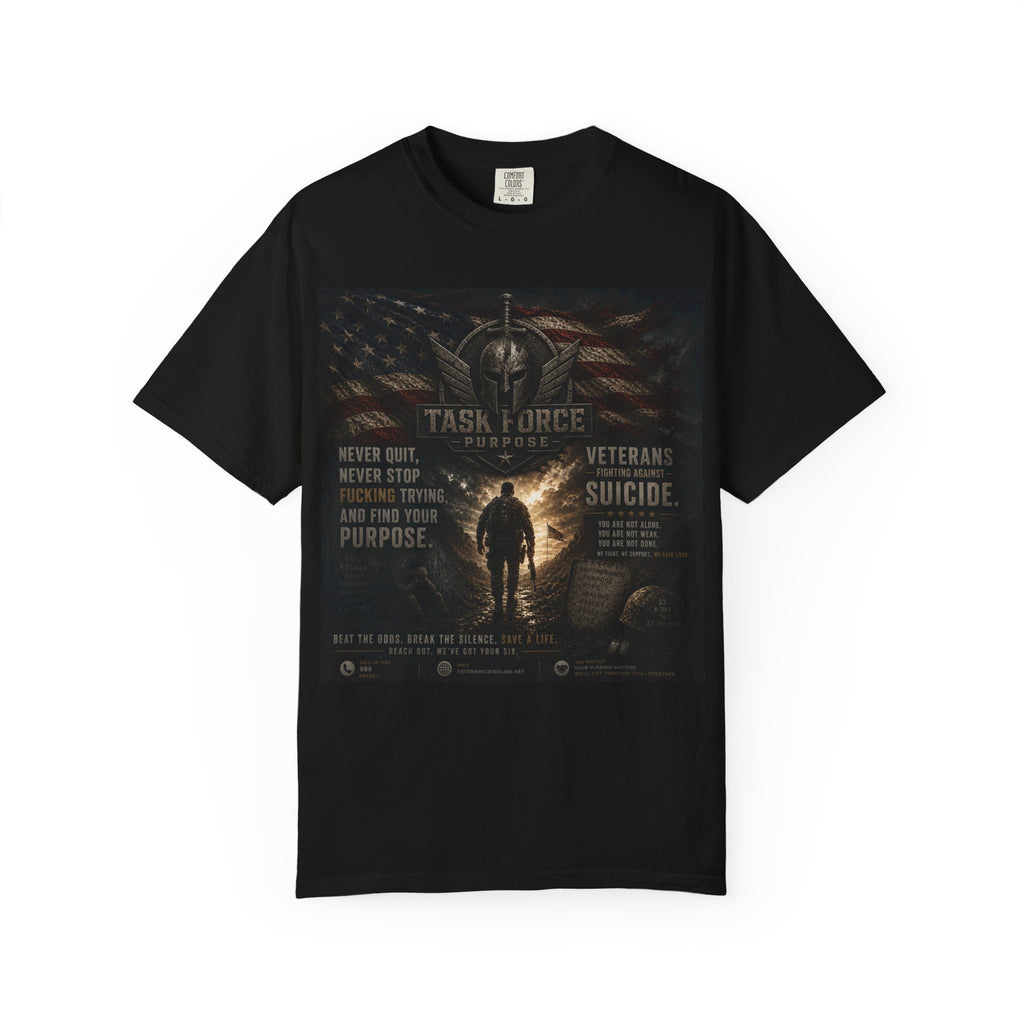 Veteran Suicide Awareness T-Shirt — ‘Task Force’ Memorial Tee