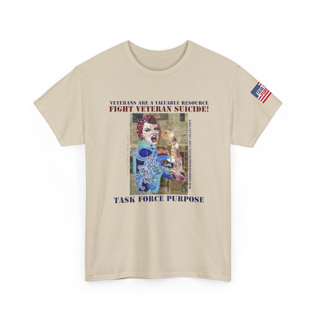Fight Veteran Suicide T-Shirt — Task Force Purpose Awareness Tee