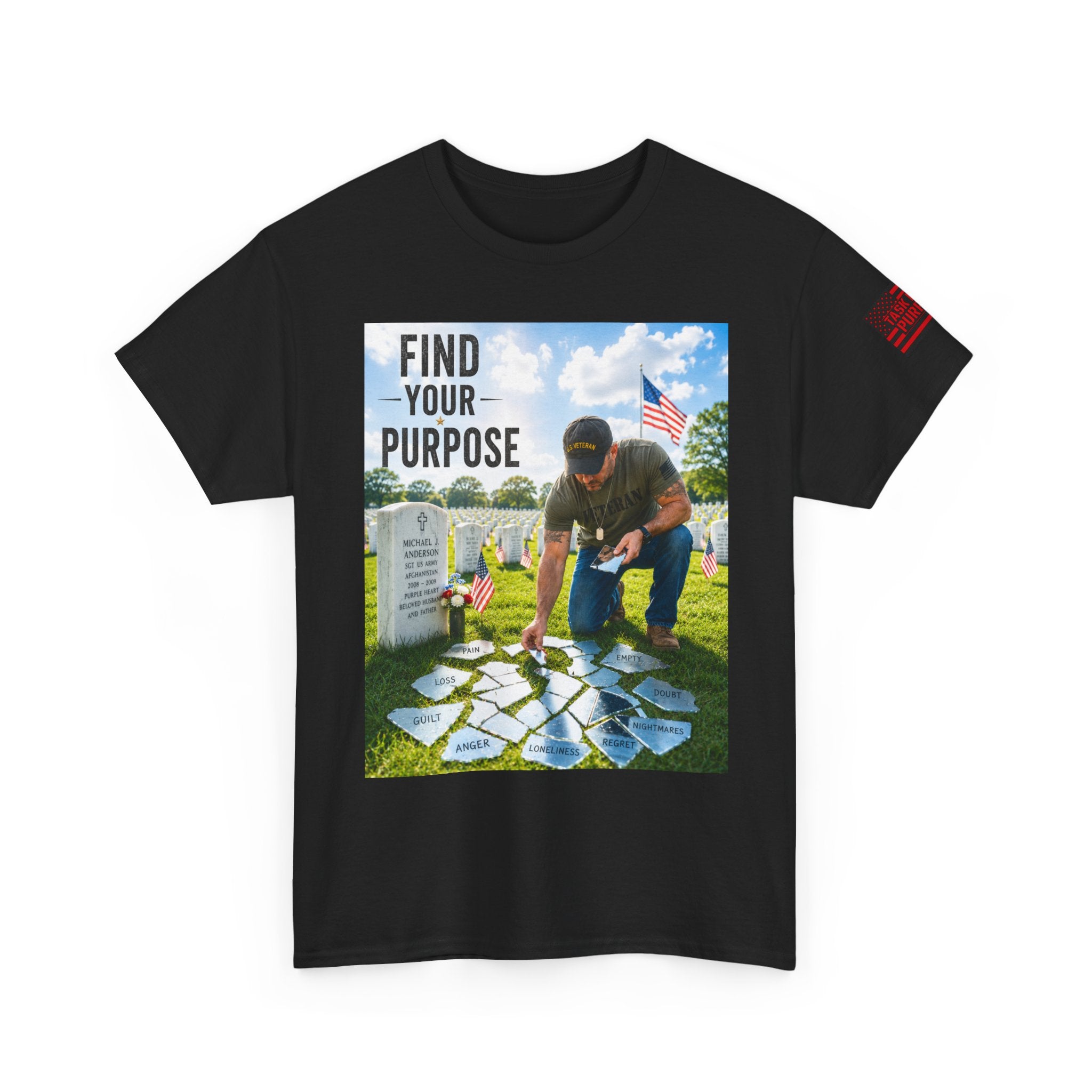 Find Your Purpose Tee – Veteran Memorial Tribute T-Shirt