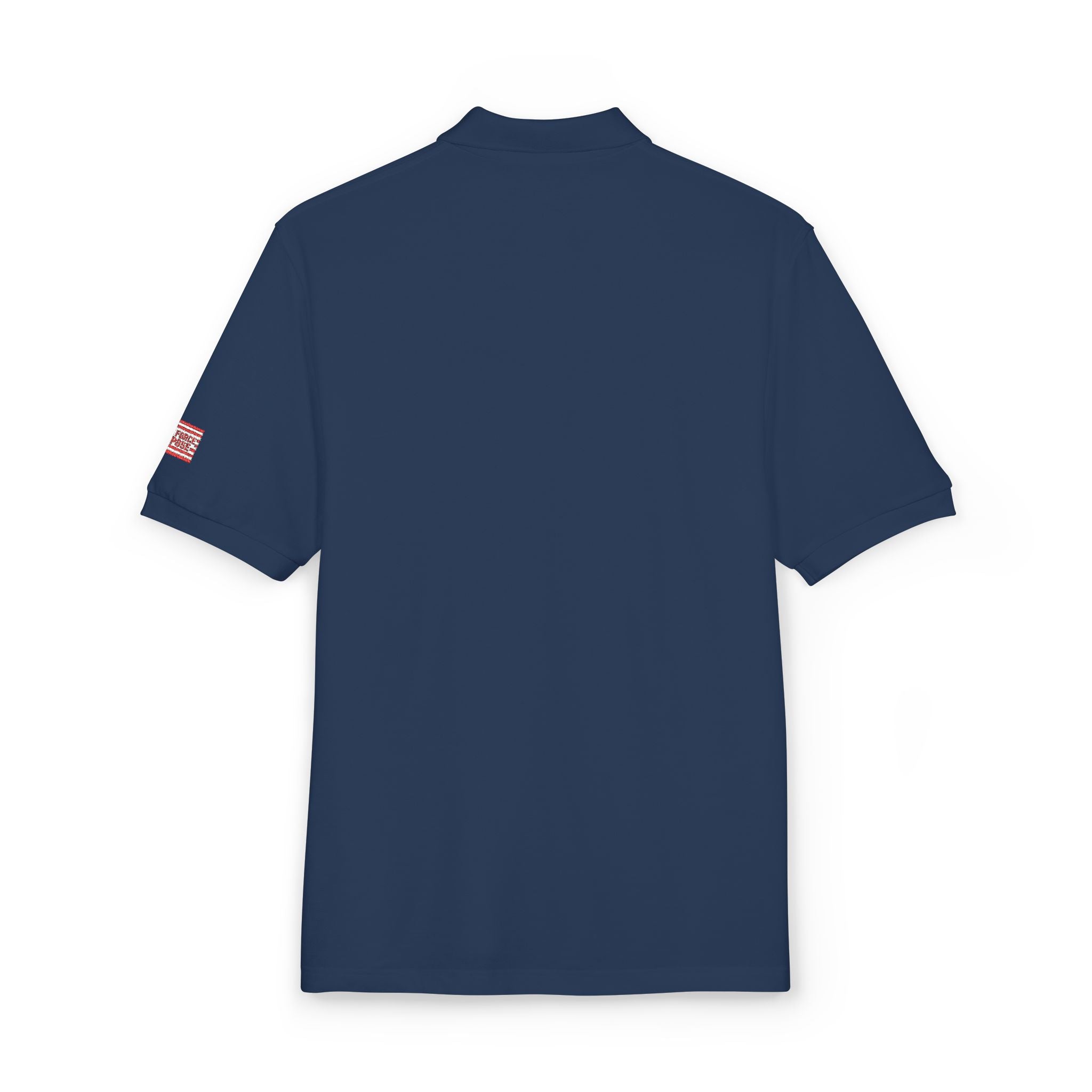 Embroidered Task Force Purpose Crest Polo Shirt — Classic Casual Work & Golf Tee