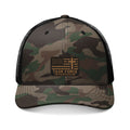 Camo Trucker Hat — Embroidered 'Task Force' Flag Patch