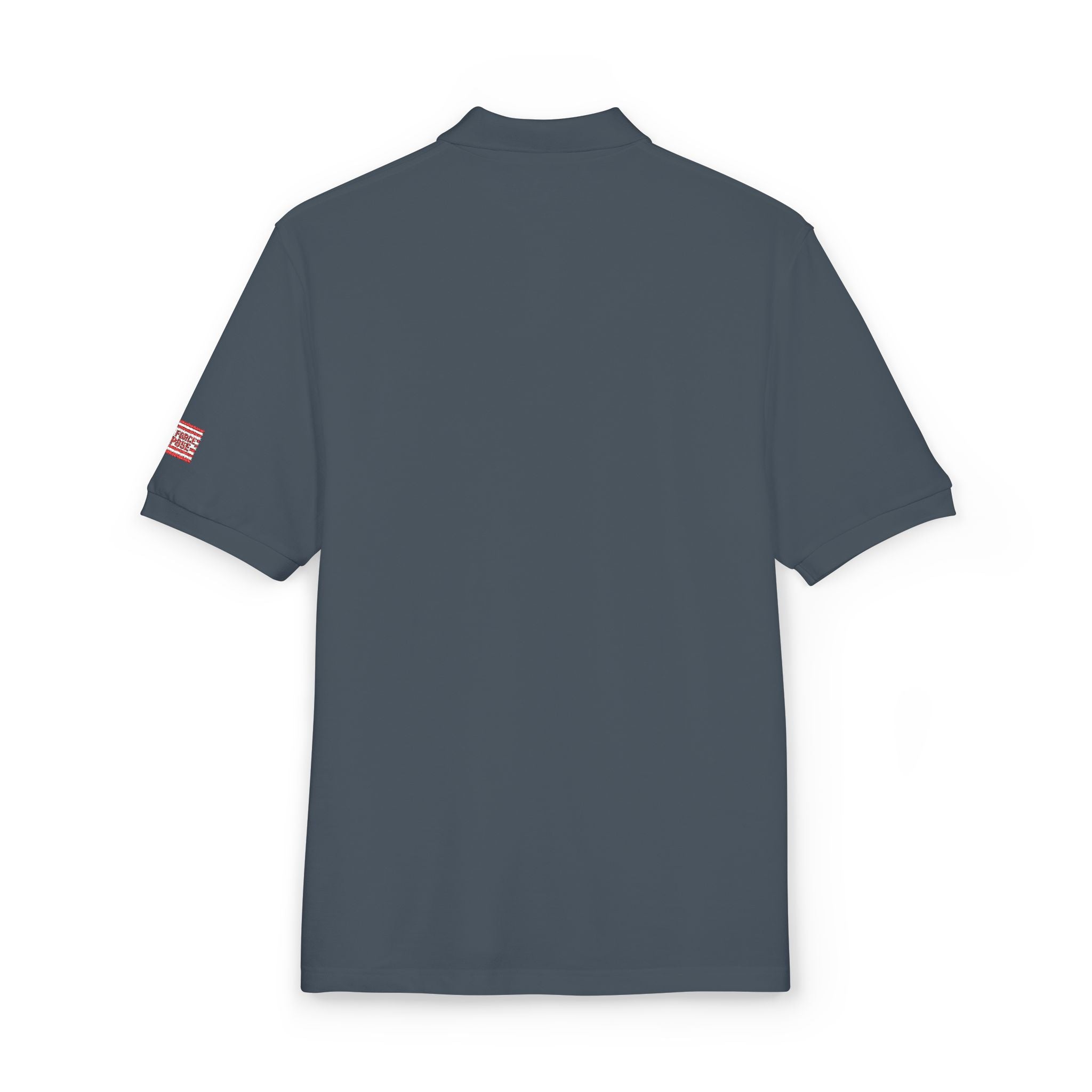 Embroidered Task Force Purpose Crest Polo Shirt — Classic Casual Work & Golf Tee