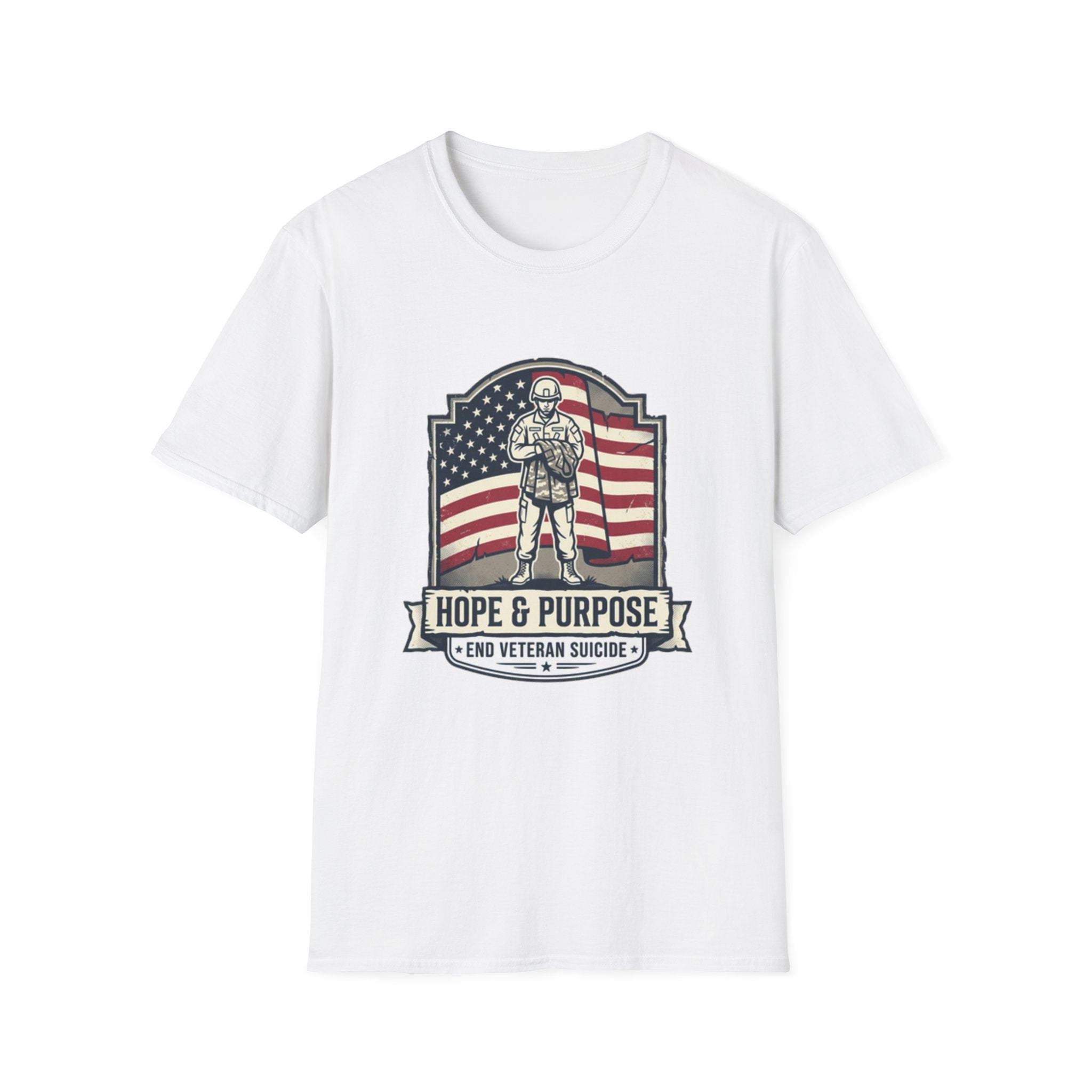 Veterans PTSD Awareness T-Shirt — 'The Fight Is Never Over'