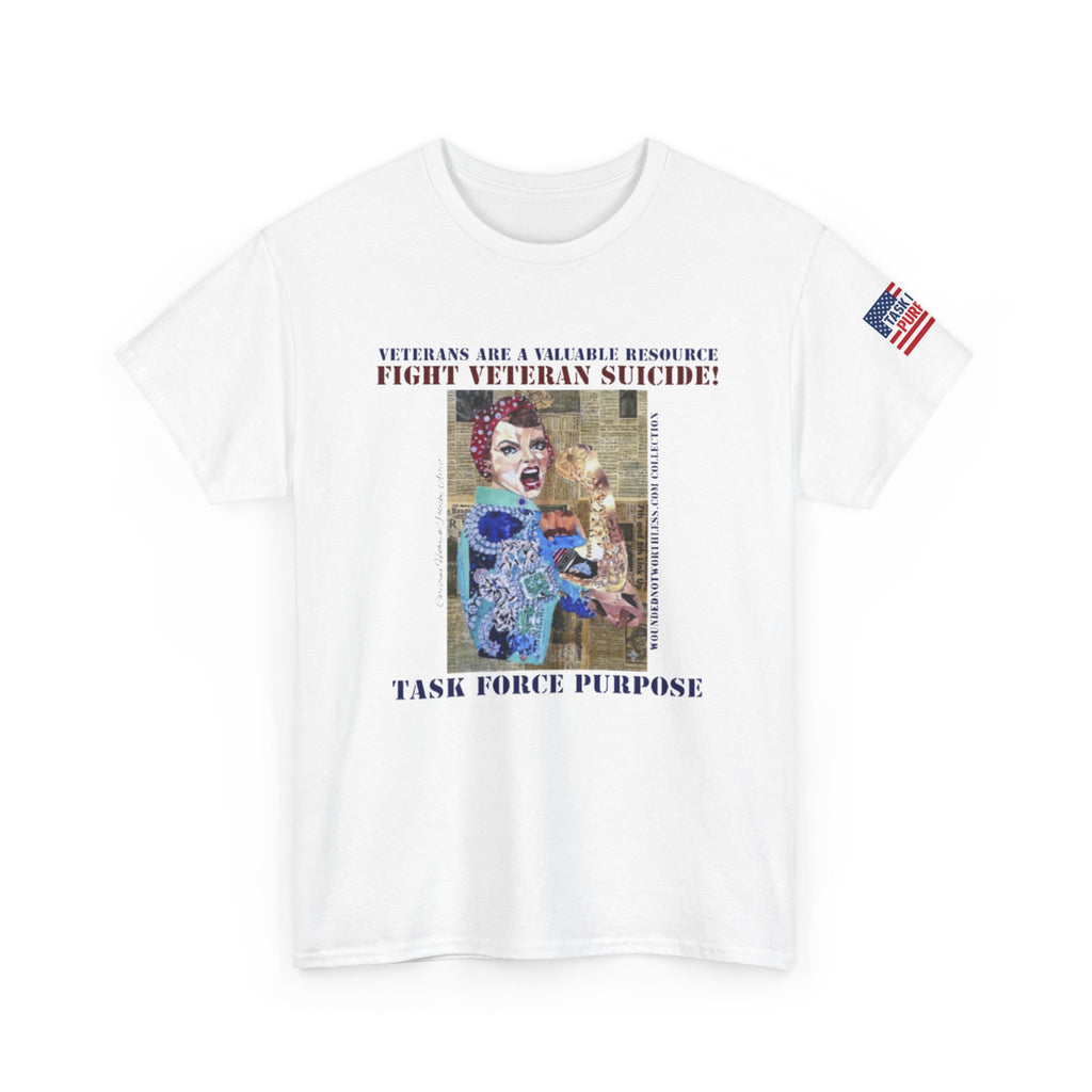 Fight Veteran Suicide T-Shirt — Task Force Purpose Awareness Tee