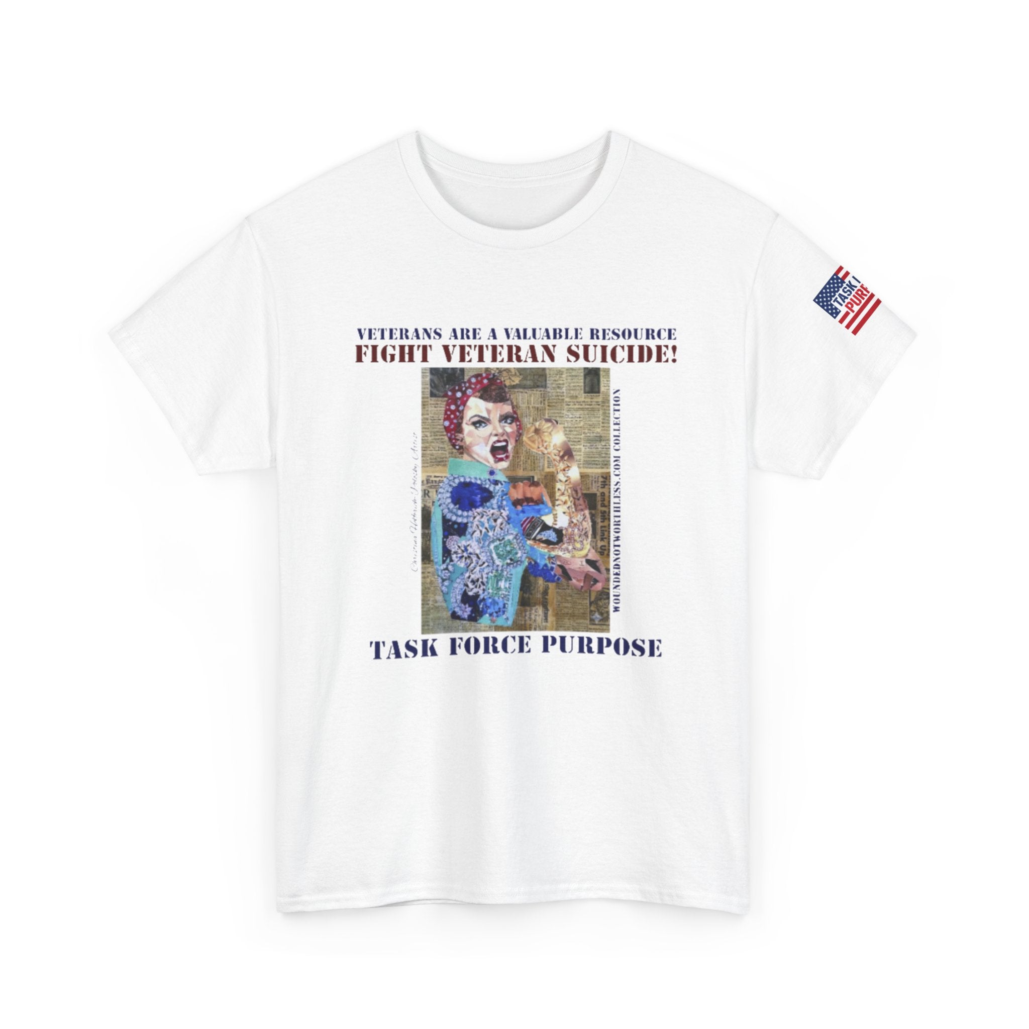 Fight Veteran Suicide T-Shirt — Task Force Purpose Awareness Tee