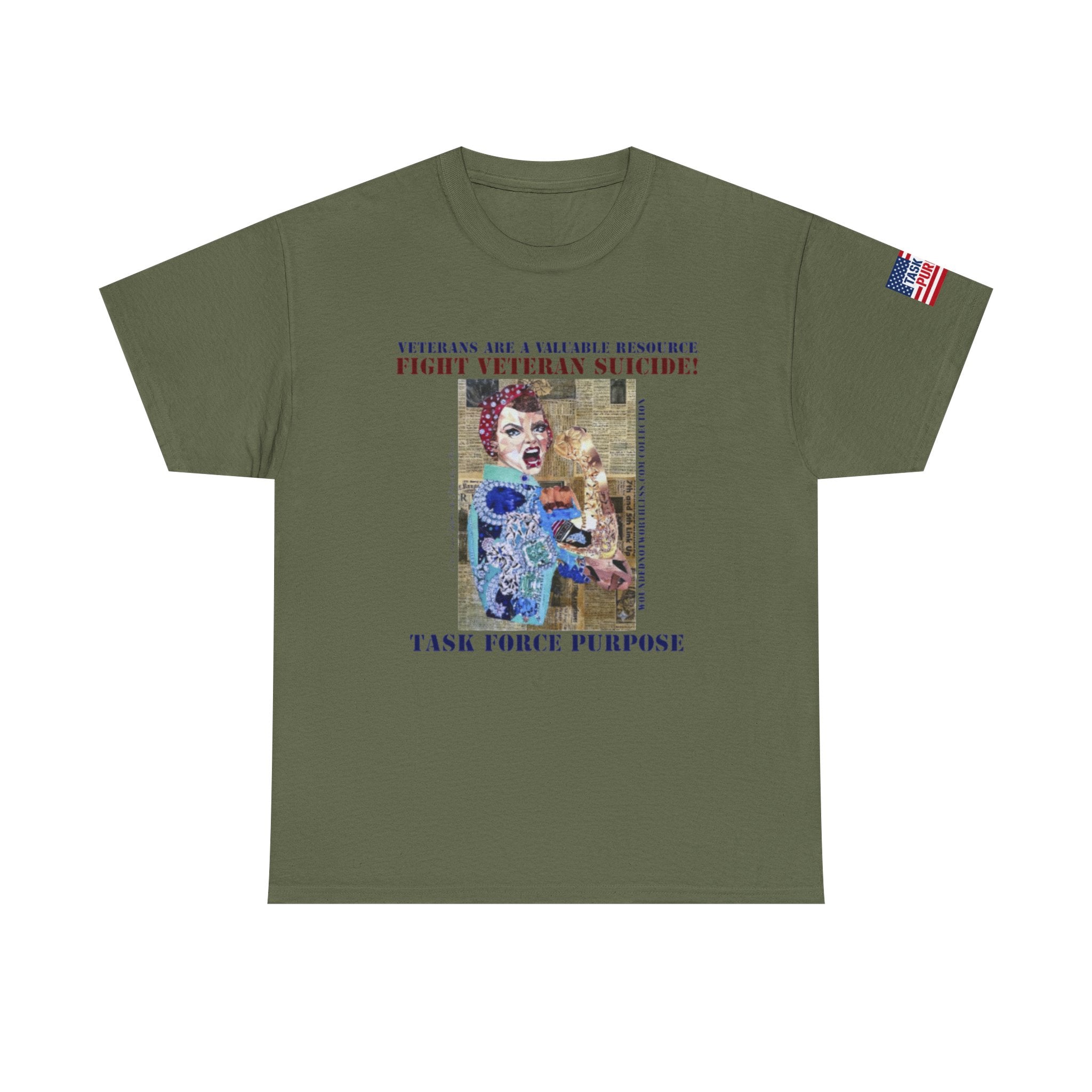 Fight Veteran Suicide T-Shirt — Task Force Purpose Awareness Tee