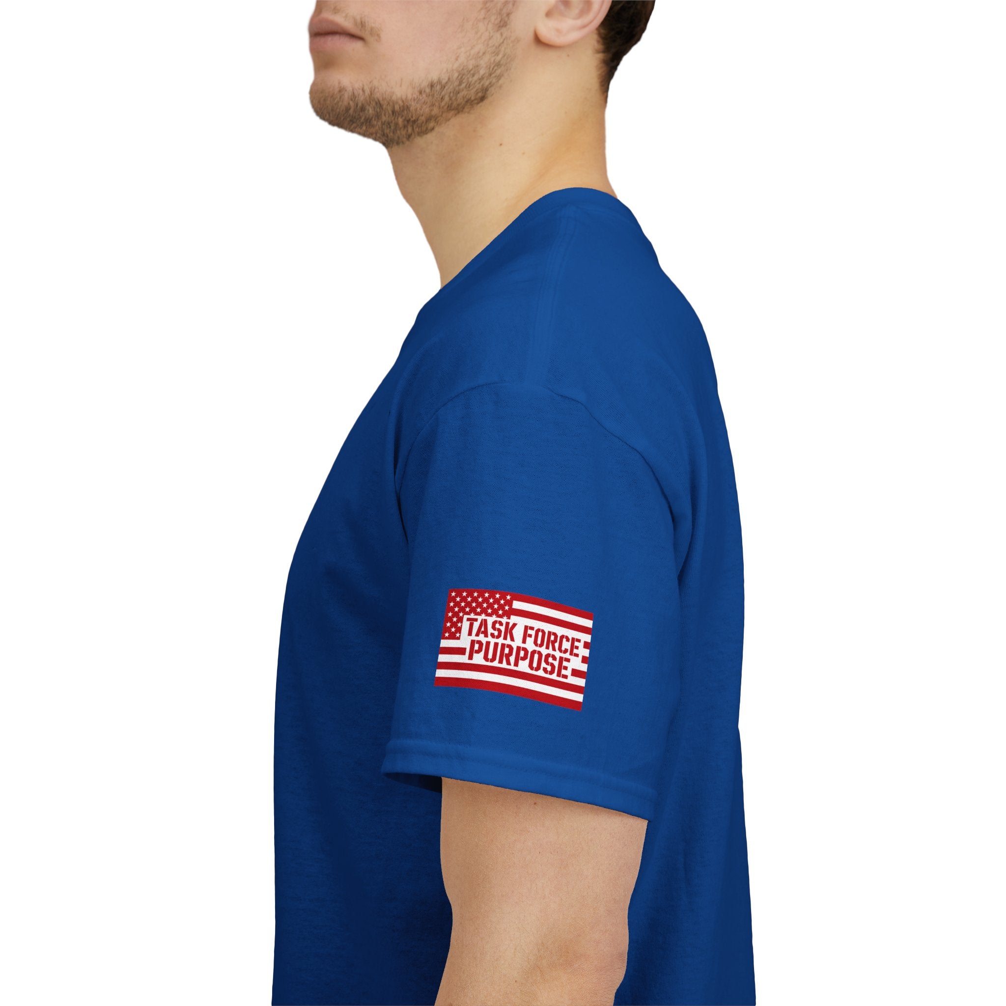 Find Your Purpose 4th of July Veteran Suicide Awareness T-Shirt — Patriotic Eagle BBQ Design