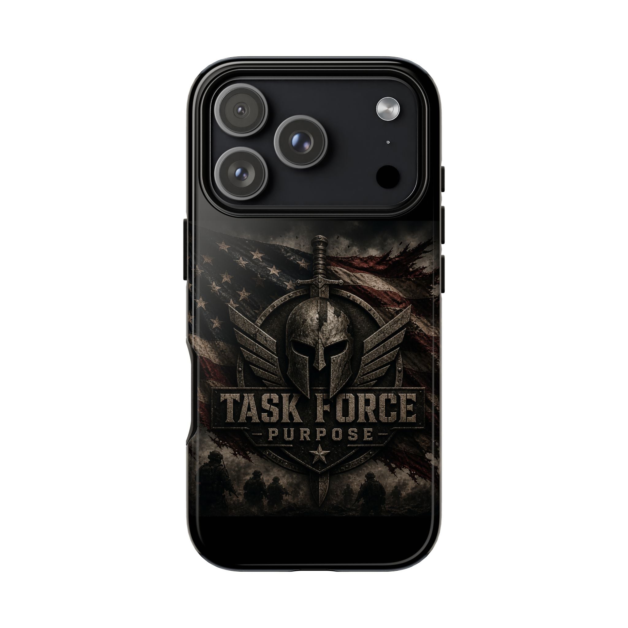 Resilient American Flag Phone Case — Patriotic Tough Case