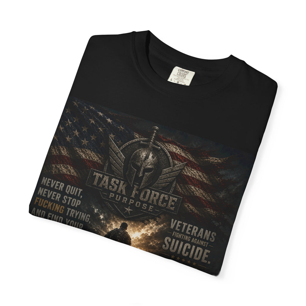 Veteran Suicide Awareness T-Shirt — ‘Task Force’ Memorial Tee