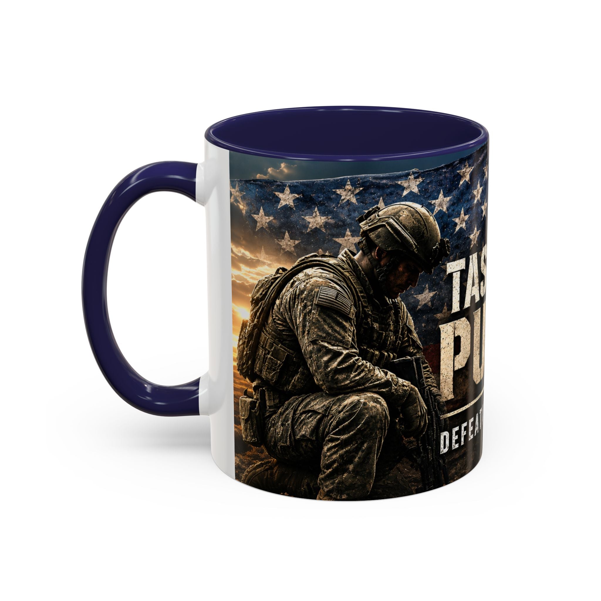 Task Force Purpose Coffee Mug — Defeating PTSD & Suicide Support