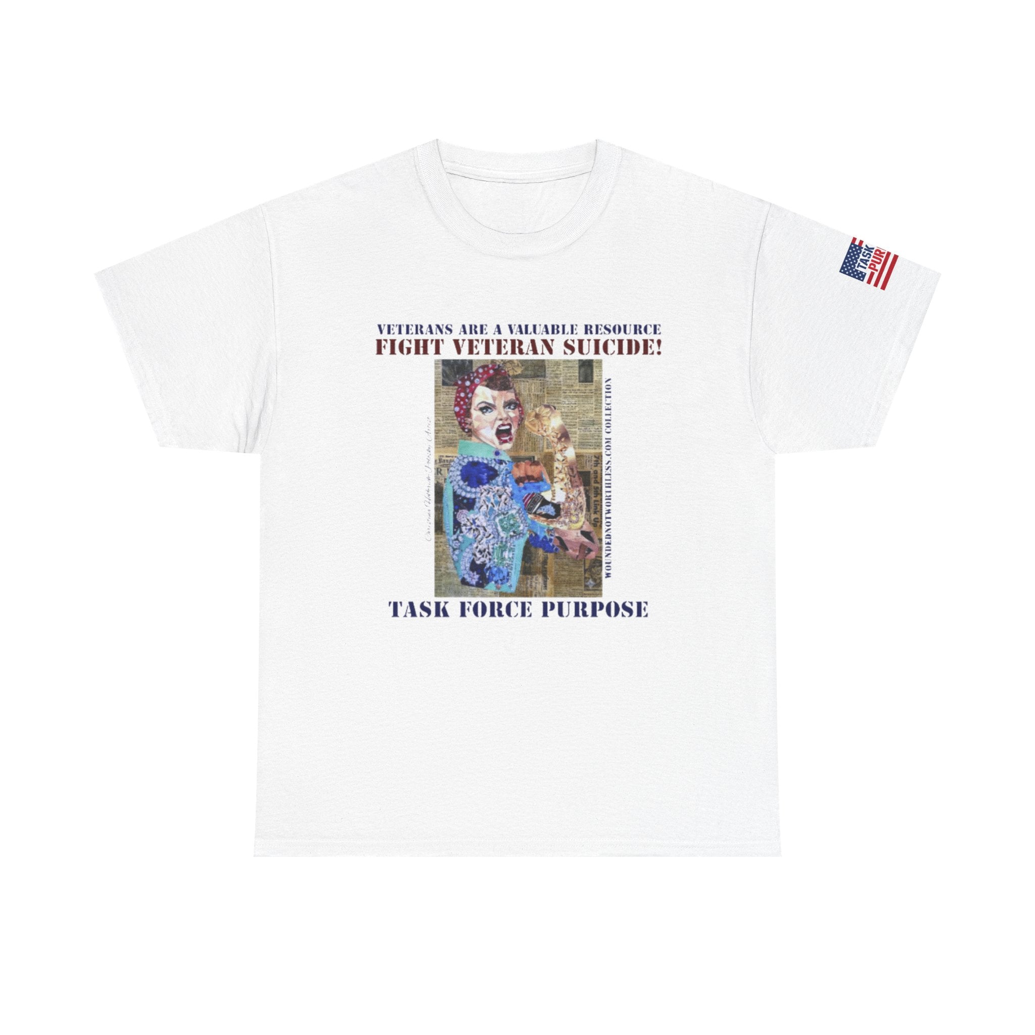 Fight Veteran Suicide T-Shirt — Task Force Purpose Awareness Tee