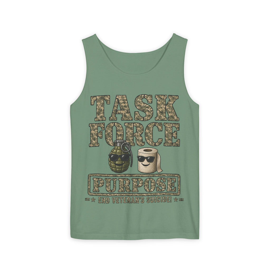 Task Force Purpose Tank Top — Military Camouflage Graphic Tank