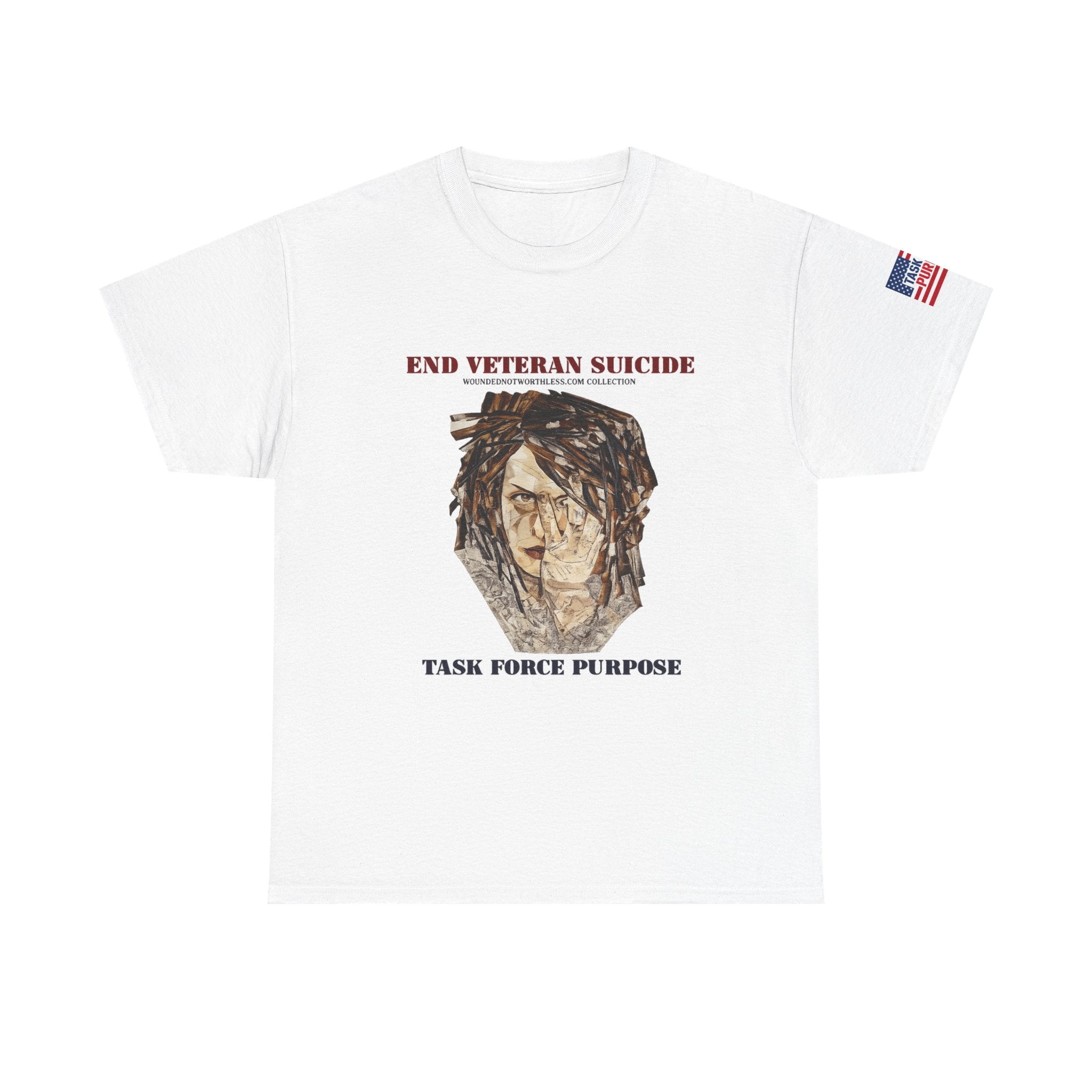 End Veteran Suicide T-Shirt — Task Force Purpose Awareness Tee