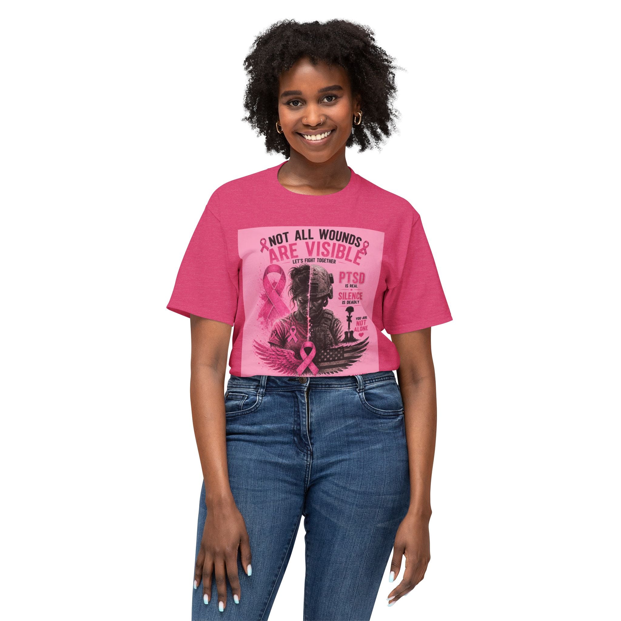 Not all wounds are visible, PTSD, Veteran suicide, In this together shirt