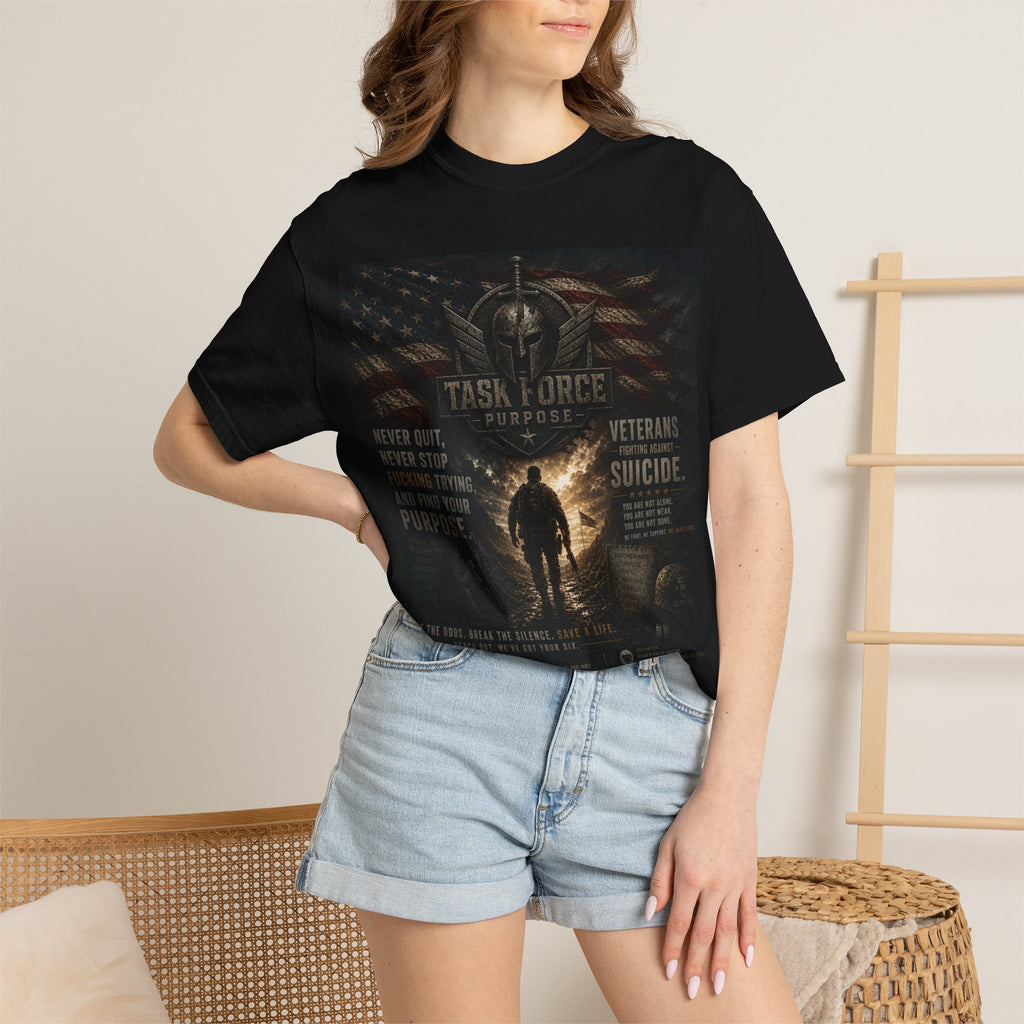 Veteran Suicide Awareness T-Shirt — ‘Task Force’ Memorial Tee