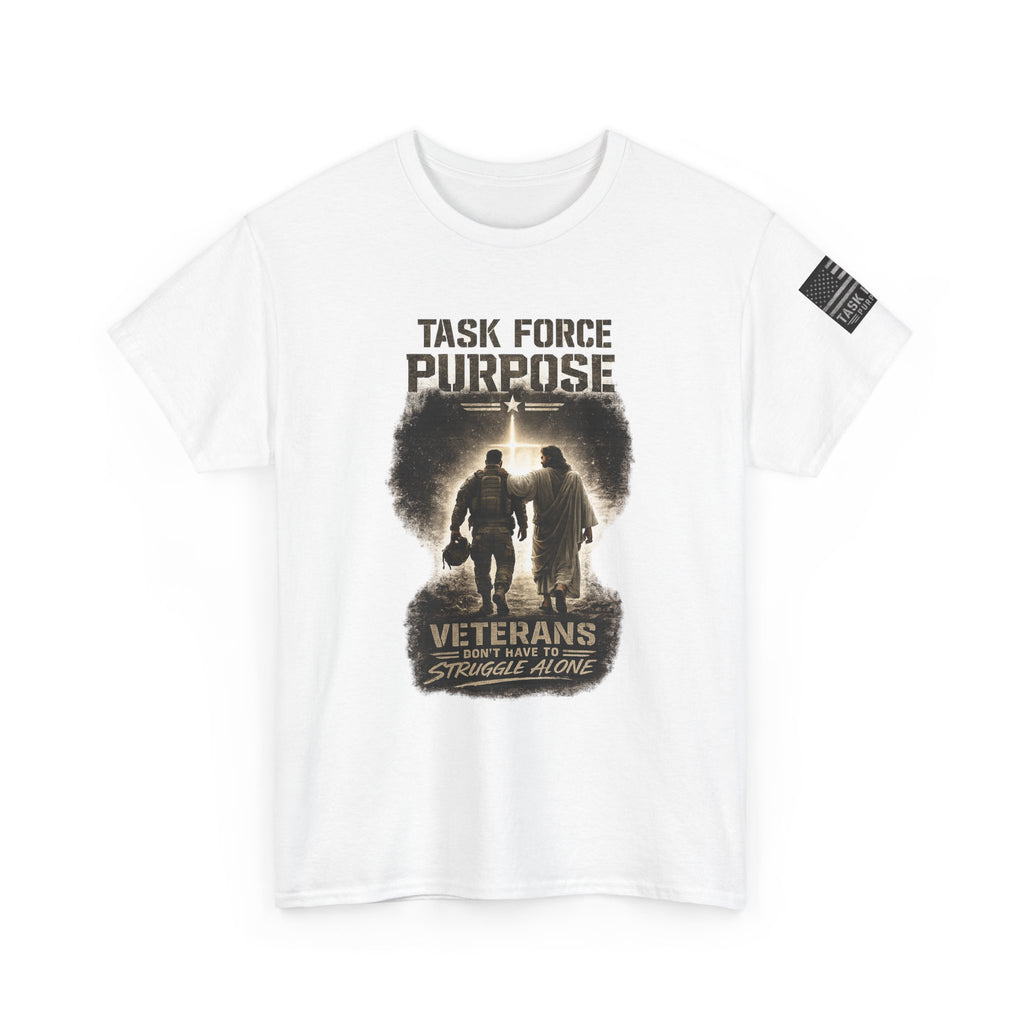 Veterans Task Force 'Purpose' T‑Shirt — Support & Honor Military Service