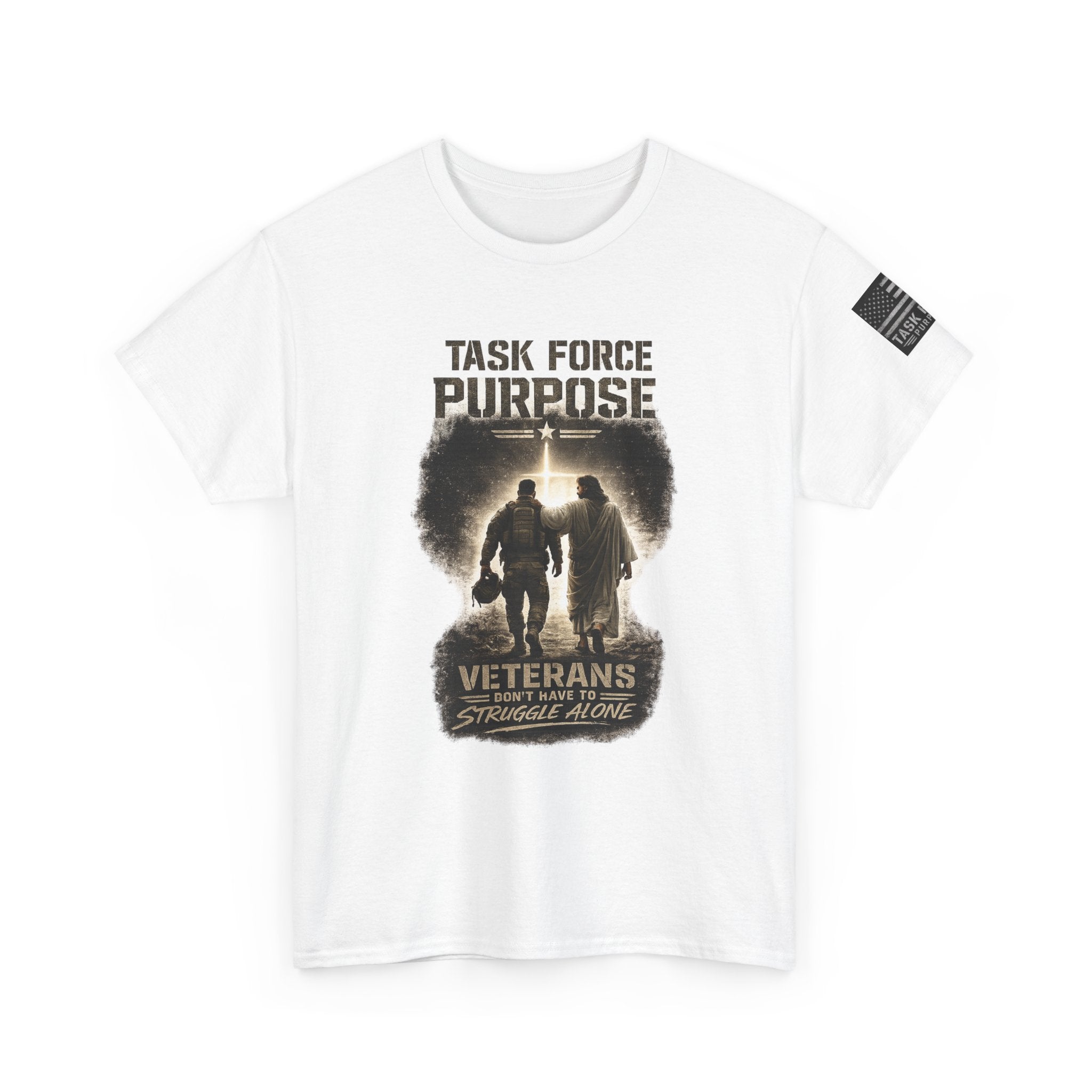 Veterans Task Force 'Purpose' T‑Shirt — Support & Honor Military Service