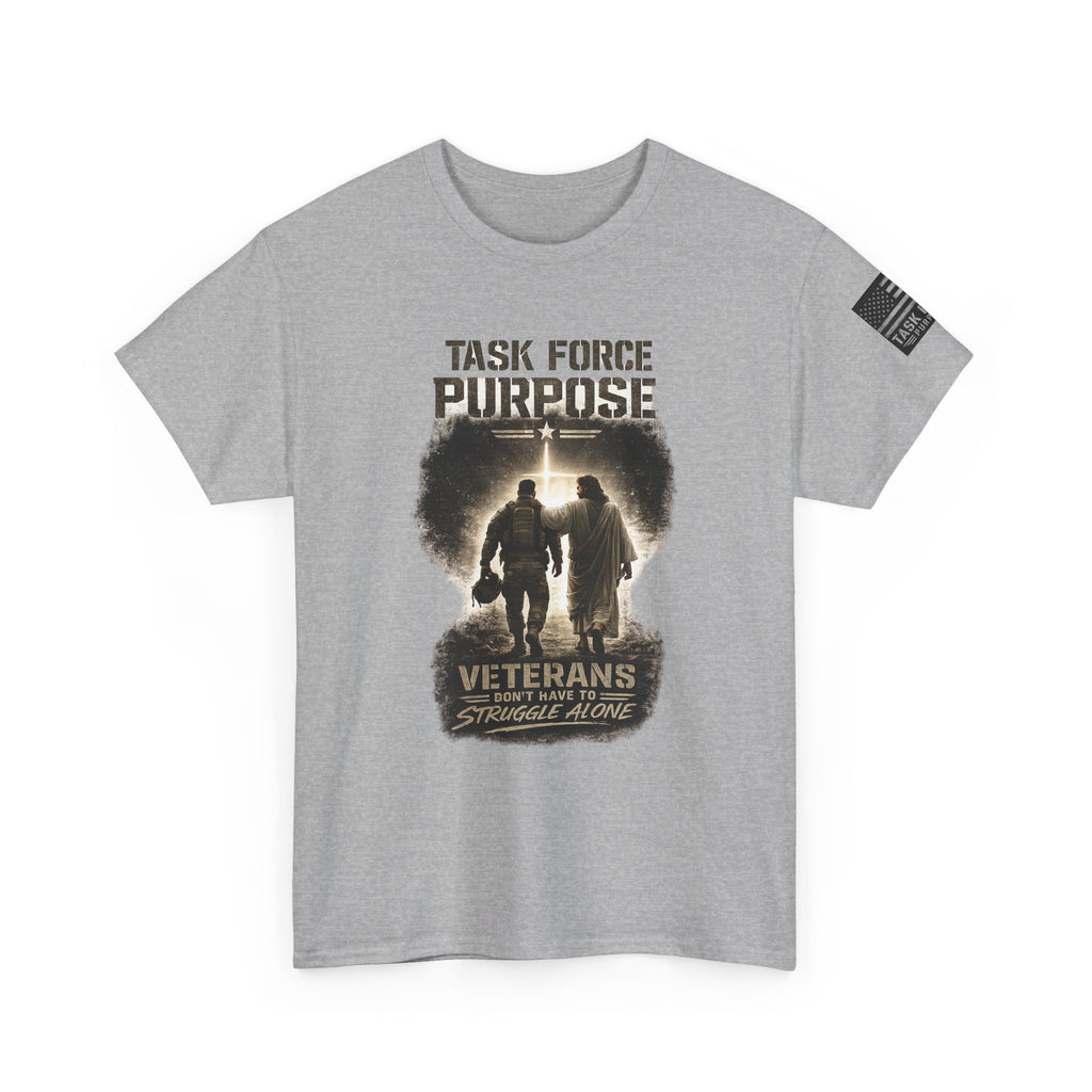 Veterans Task Force 'Purpose' T‑Shirt — Support & Honor Military Service