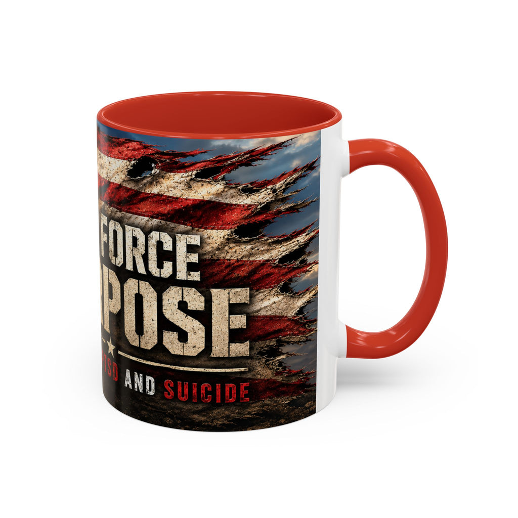 Task Force Purpose Coffee Mug — Defeating PTSD & Suicide Support