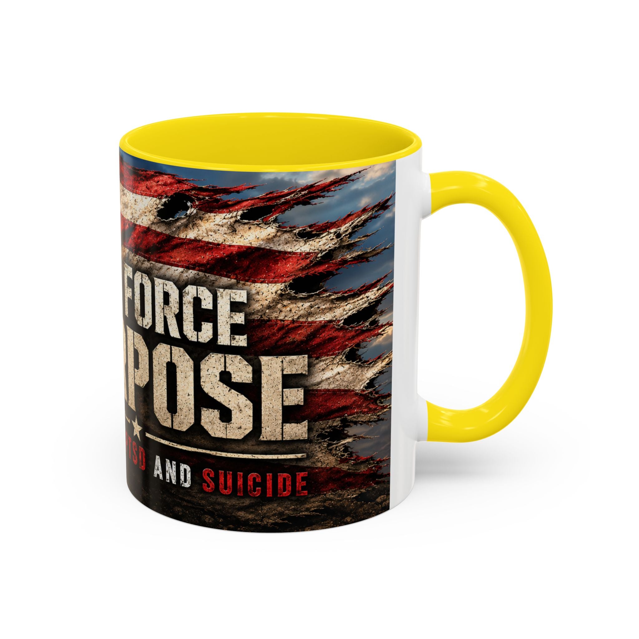 Task Force Purpose Coffee Mug — Defeating PTSD & Suicide Support