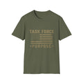 Task Force Purpose Tee — "Not All Wounds Are Visible" Military Skull T-Shirt