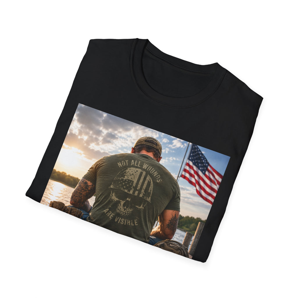 Veteran Tribute T-Shirt — "Find Your Purpose! Task Force Purpose" Military American Flag Design