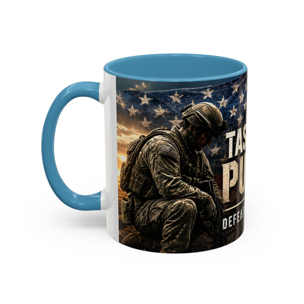 Task Force Purpose Coffee Mug — Defeating PTSD & Suicide Support