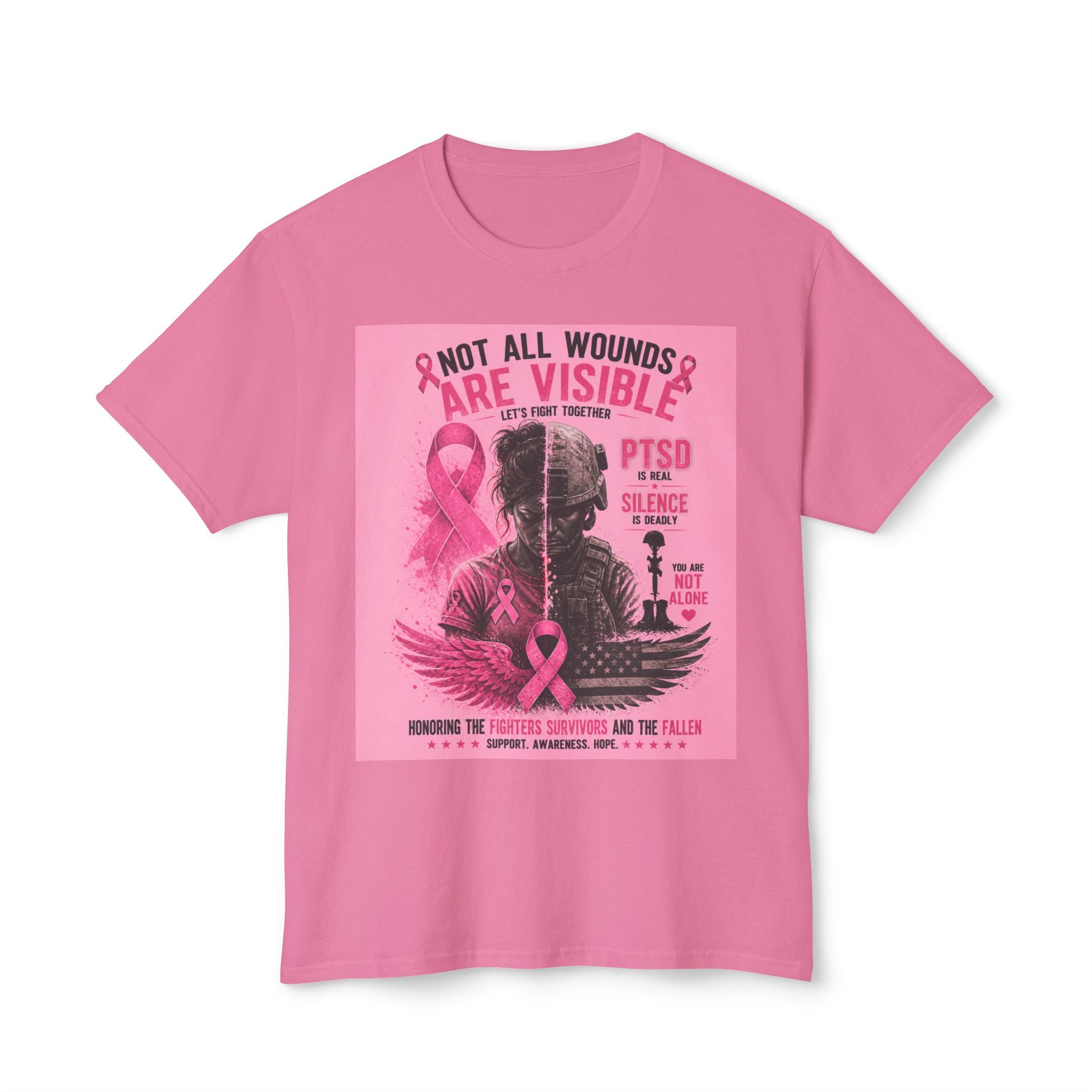 Not all wounds are visible, PTSD, Veteran suicide, In this together shirt