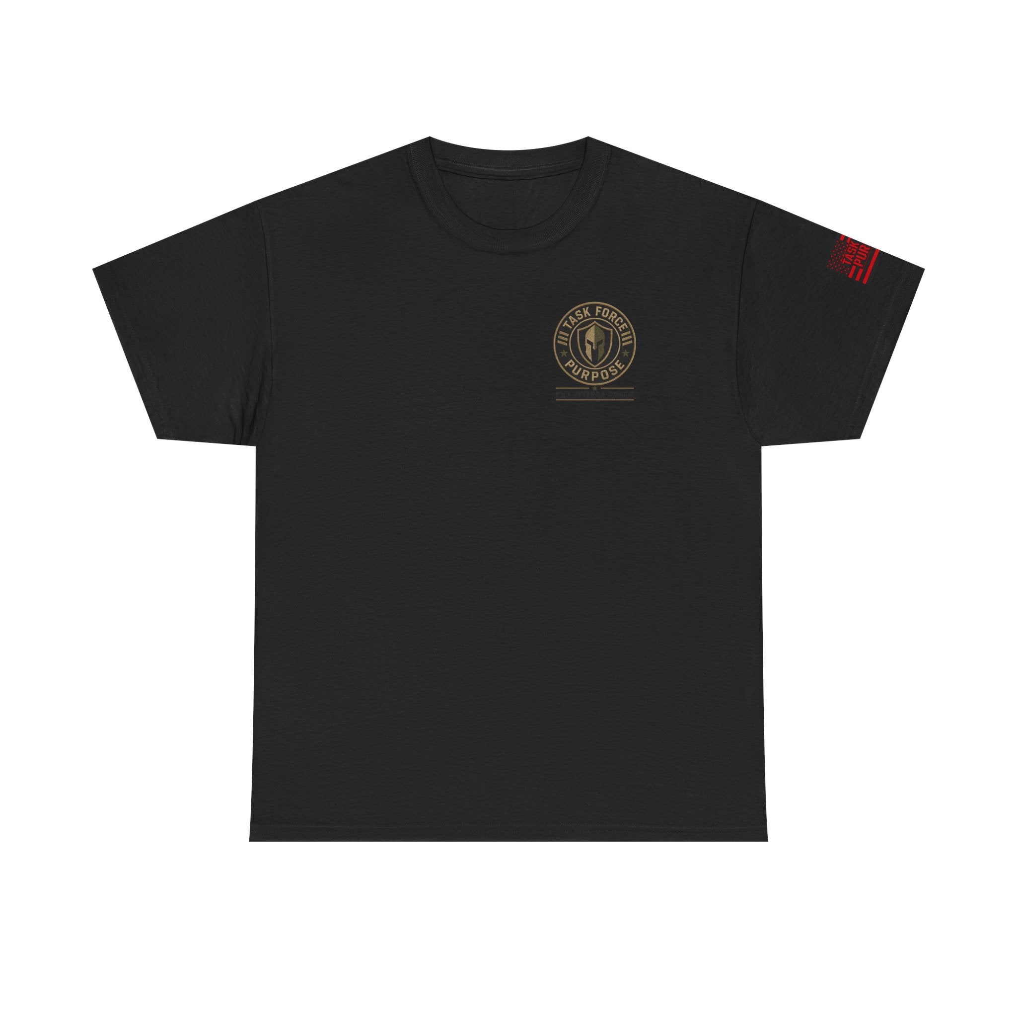 Veteran Support Tee — "Task Force Purpose: Let's End Veteran Suicide" Cotton Shirt