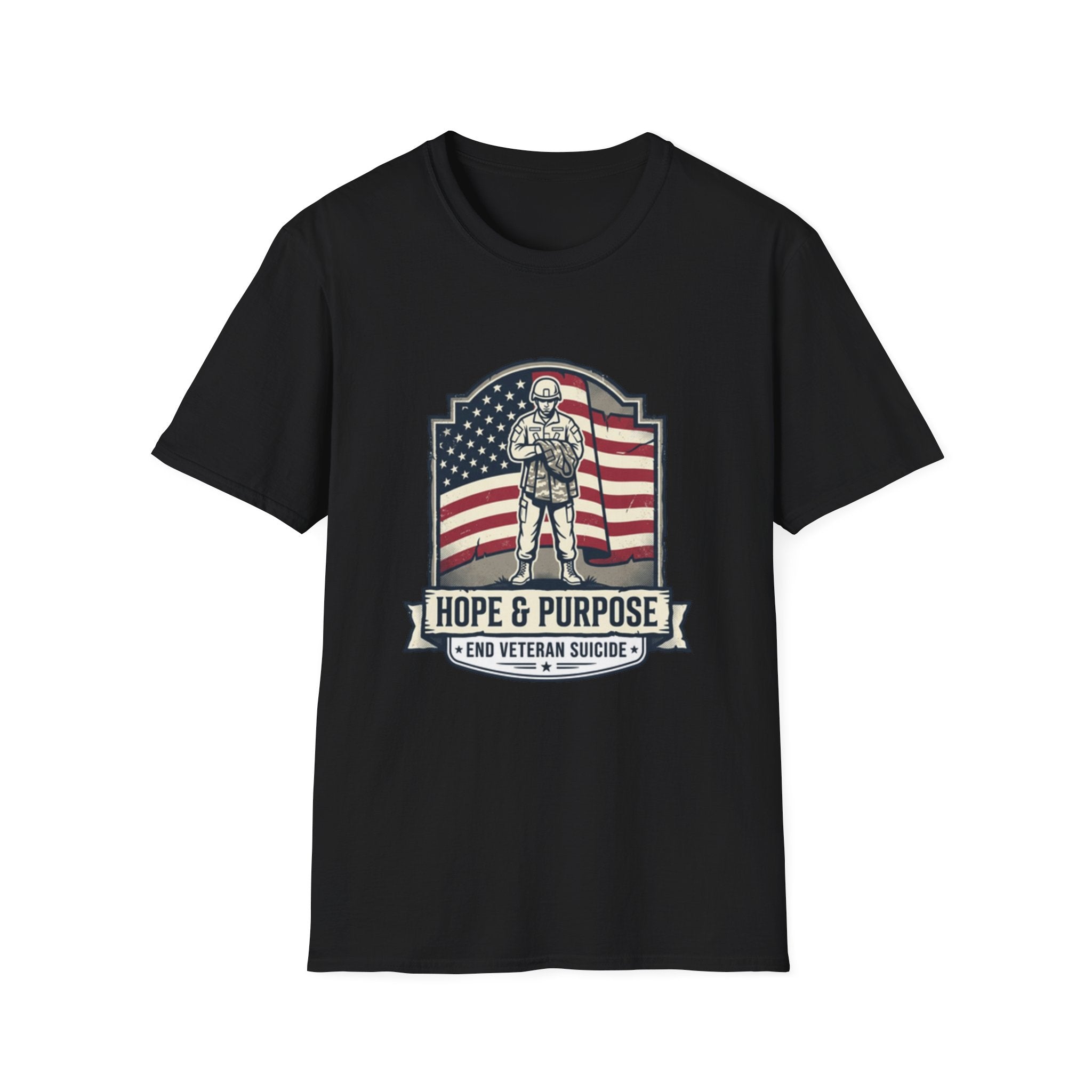 Veterans PTSD Awareness T-Shirt — 'The Fight Is Never Over'