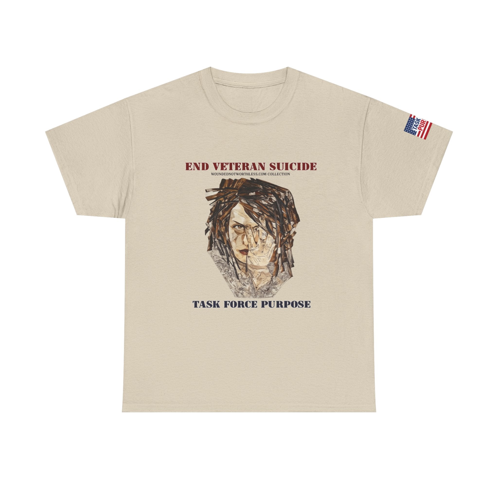 End Veteran Suicide T-Shirt — Task Force Purpose Awareness Tee