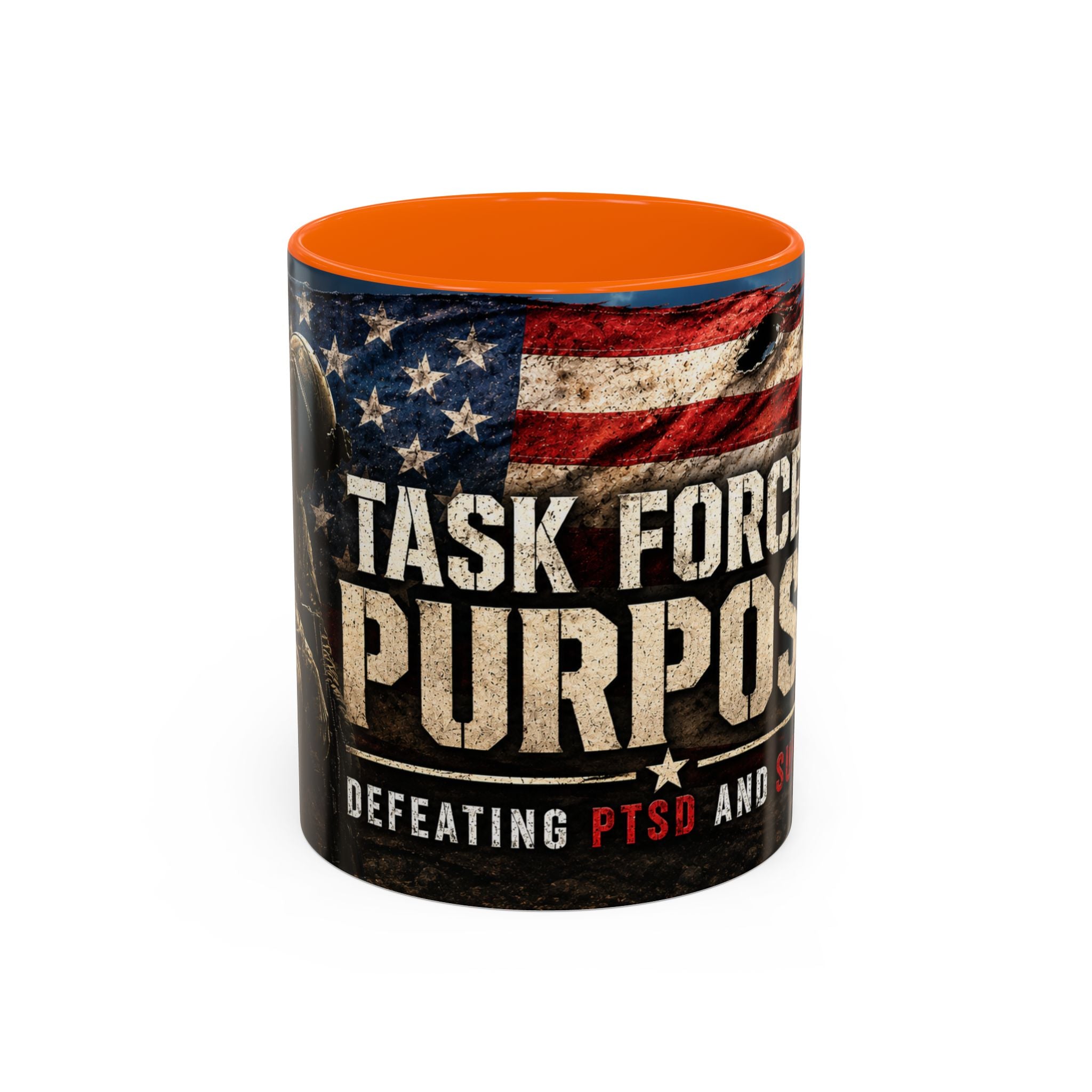 Task Force Purpose Coffee Mug — Defeating PTSD & Suicide Support