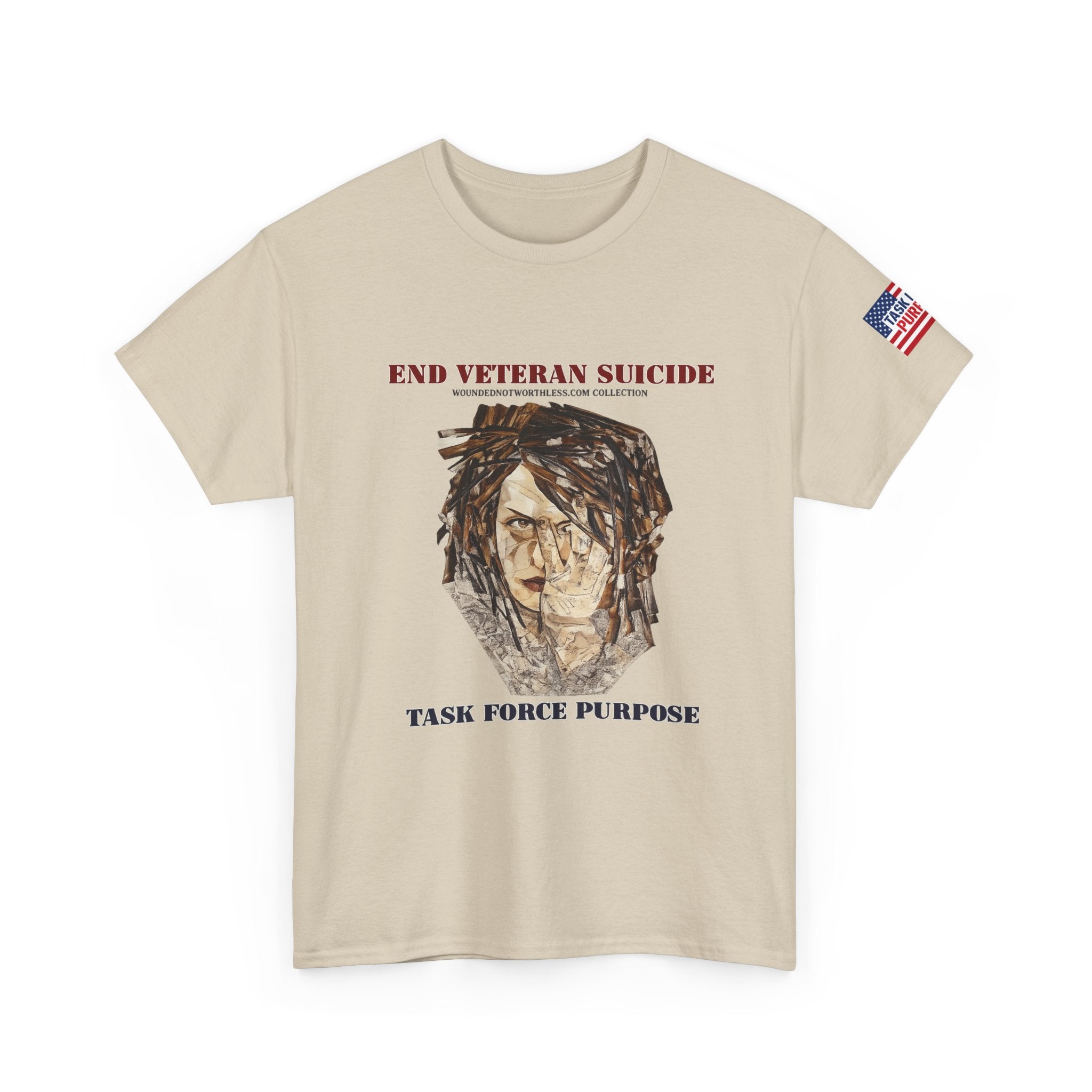 End Veteran Suicide T-Shirt — Task Force Purpose Awareness Tee