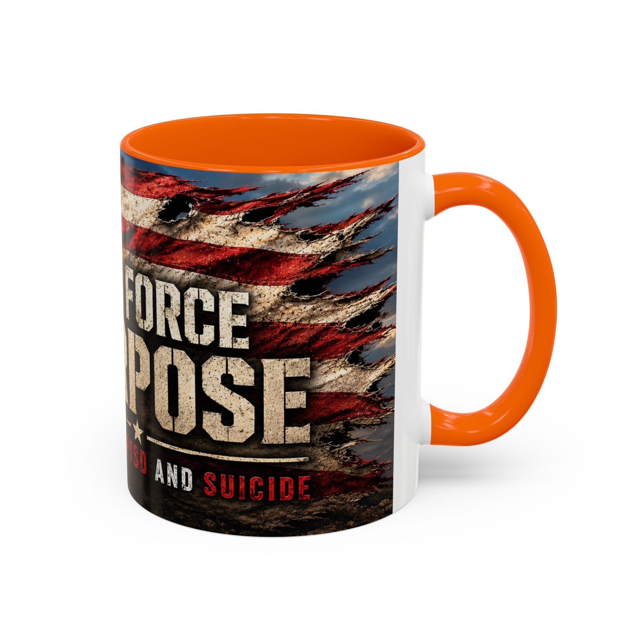 Task Force Purpose Coffee Mug — Defeating PTSD & Suicide Support