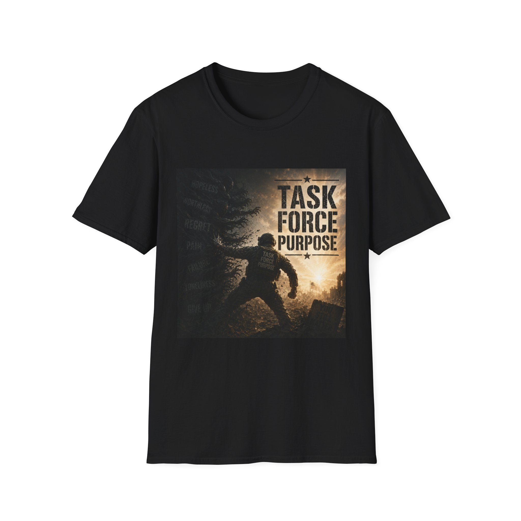 Task Force Purpose Graphic T-Shirt — 'Find Your Purpose' Military-Inspired Tee