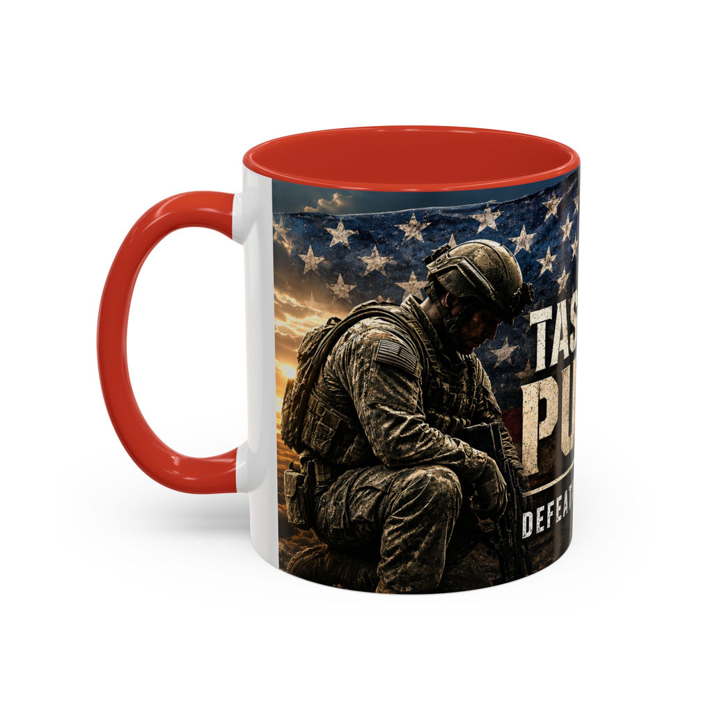 Task Force Purpose Coffee Mug — Defeating PTSD & Suicide Support