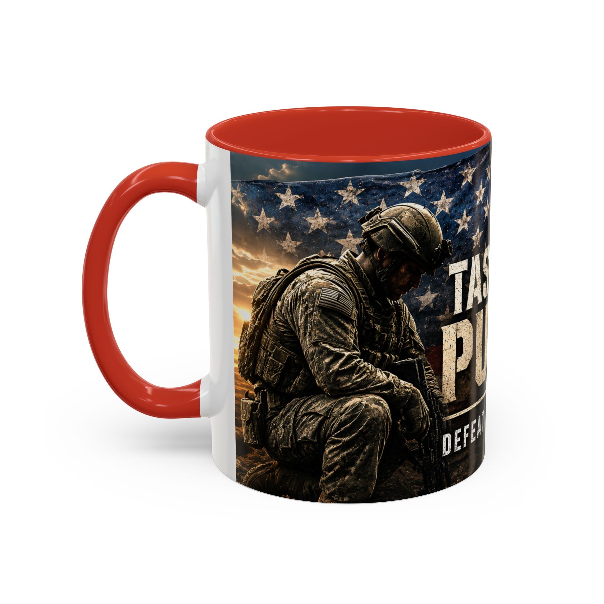 Task Force Purpose Coffee Mug — Defeating PTSD & Suicide Support