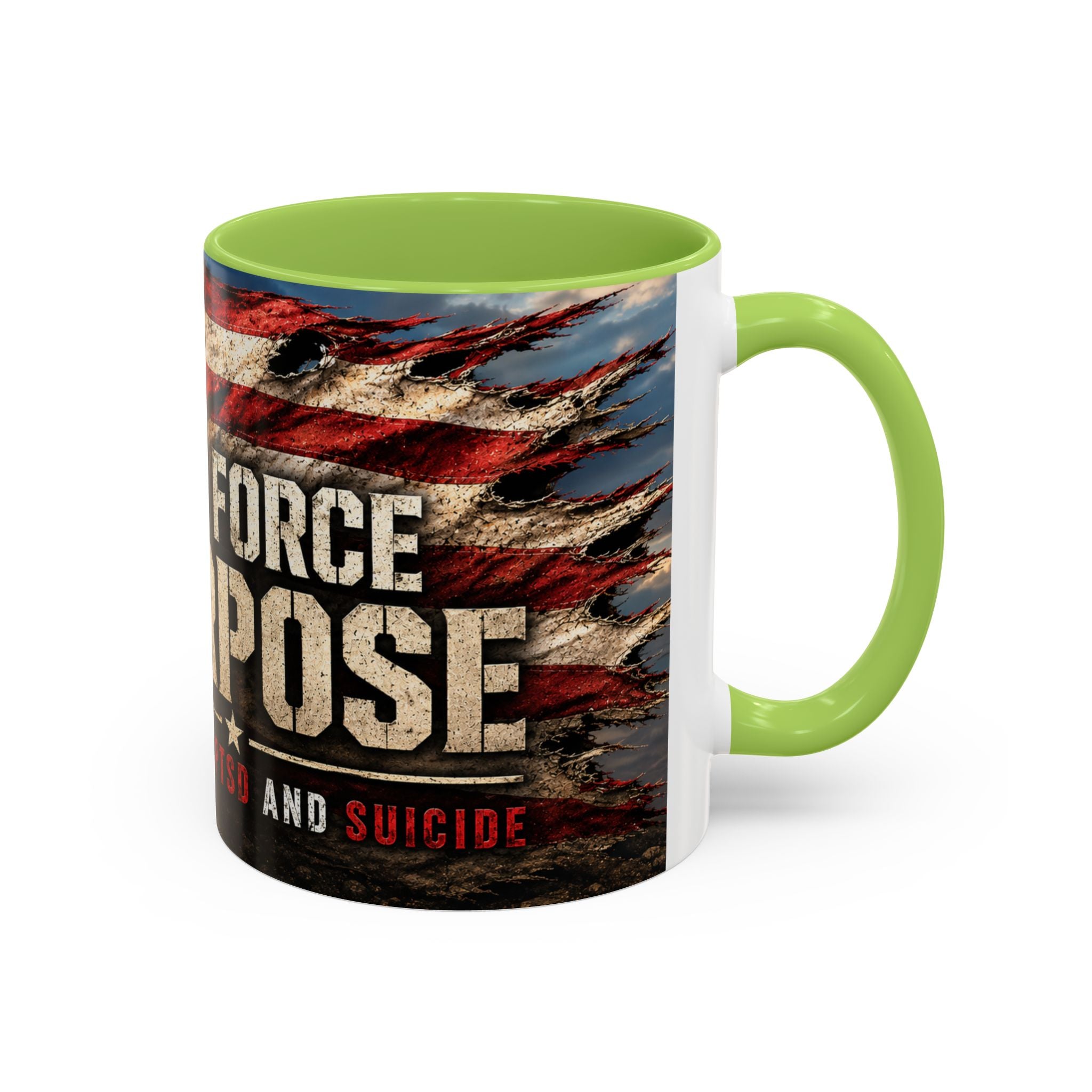 Task Force Purpose Coffee Mug — Defeating PTSD & Suicide Support