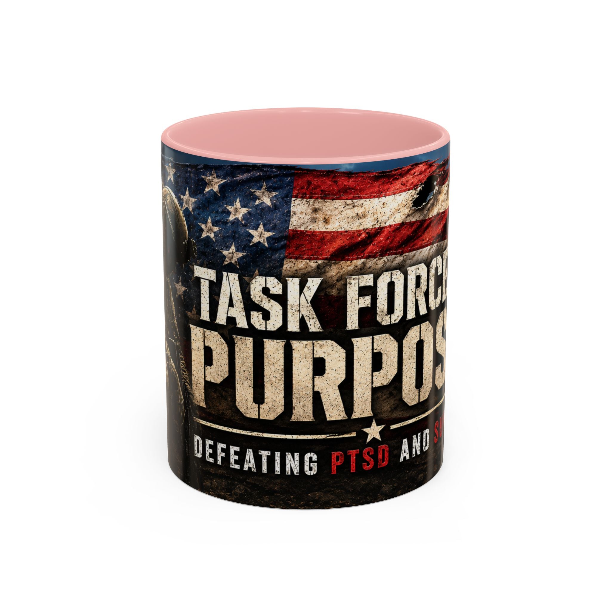 Task Force Purpose Coffee Mug — Defeating PTSD & Suicide Support