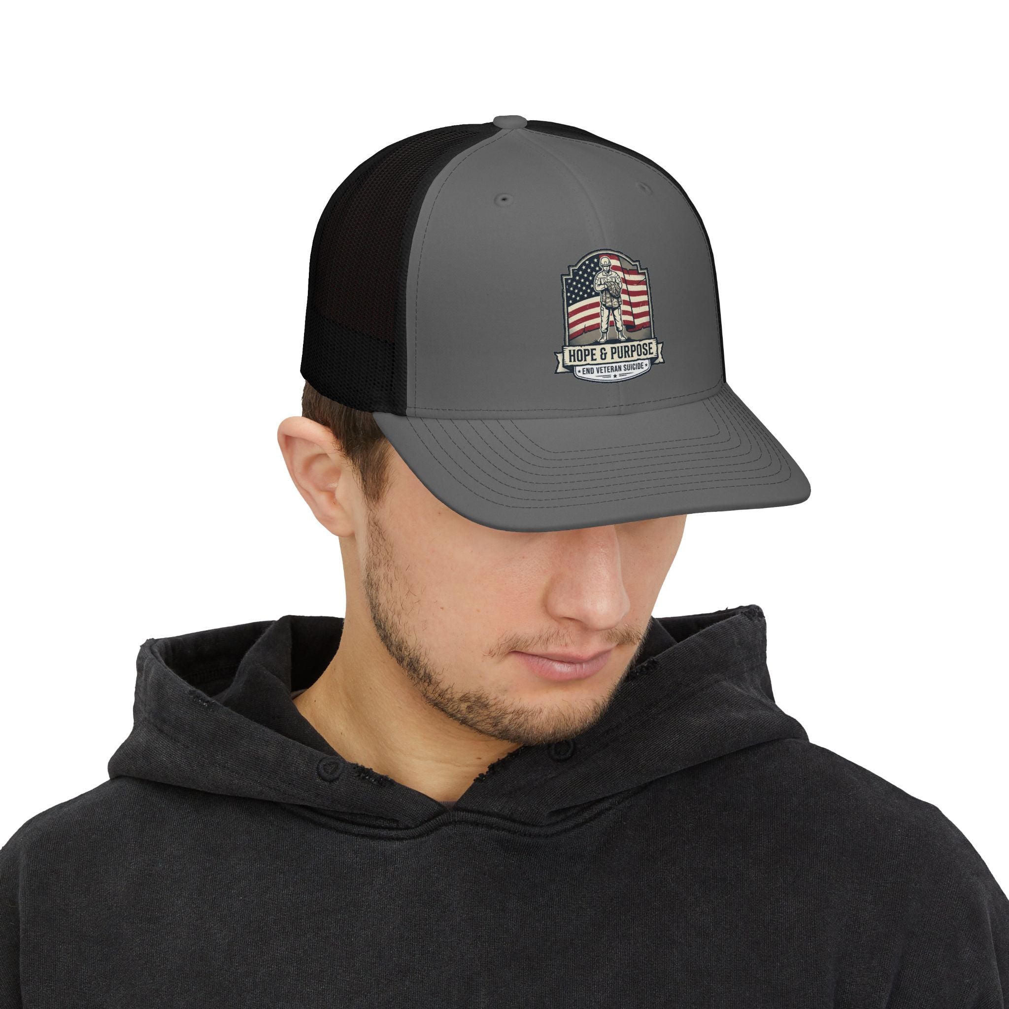 Hope & Purpose American Flag Trucker Hat