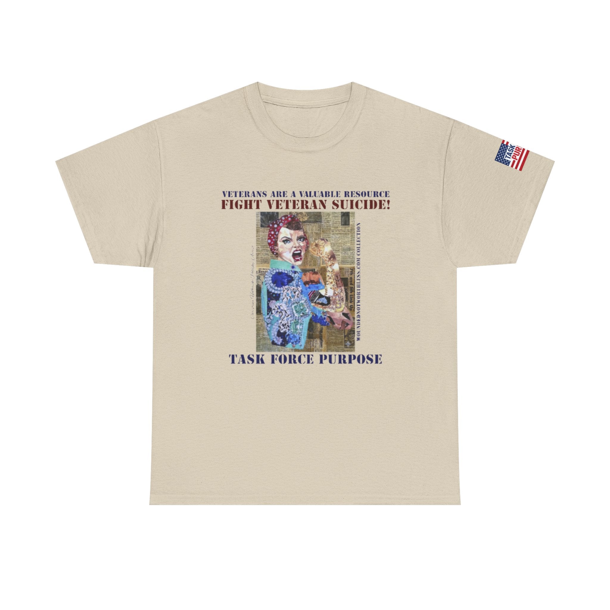 Fight Veteran Suicide T-Shirt — Task Force Purpose Awareness Tee