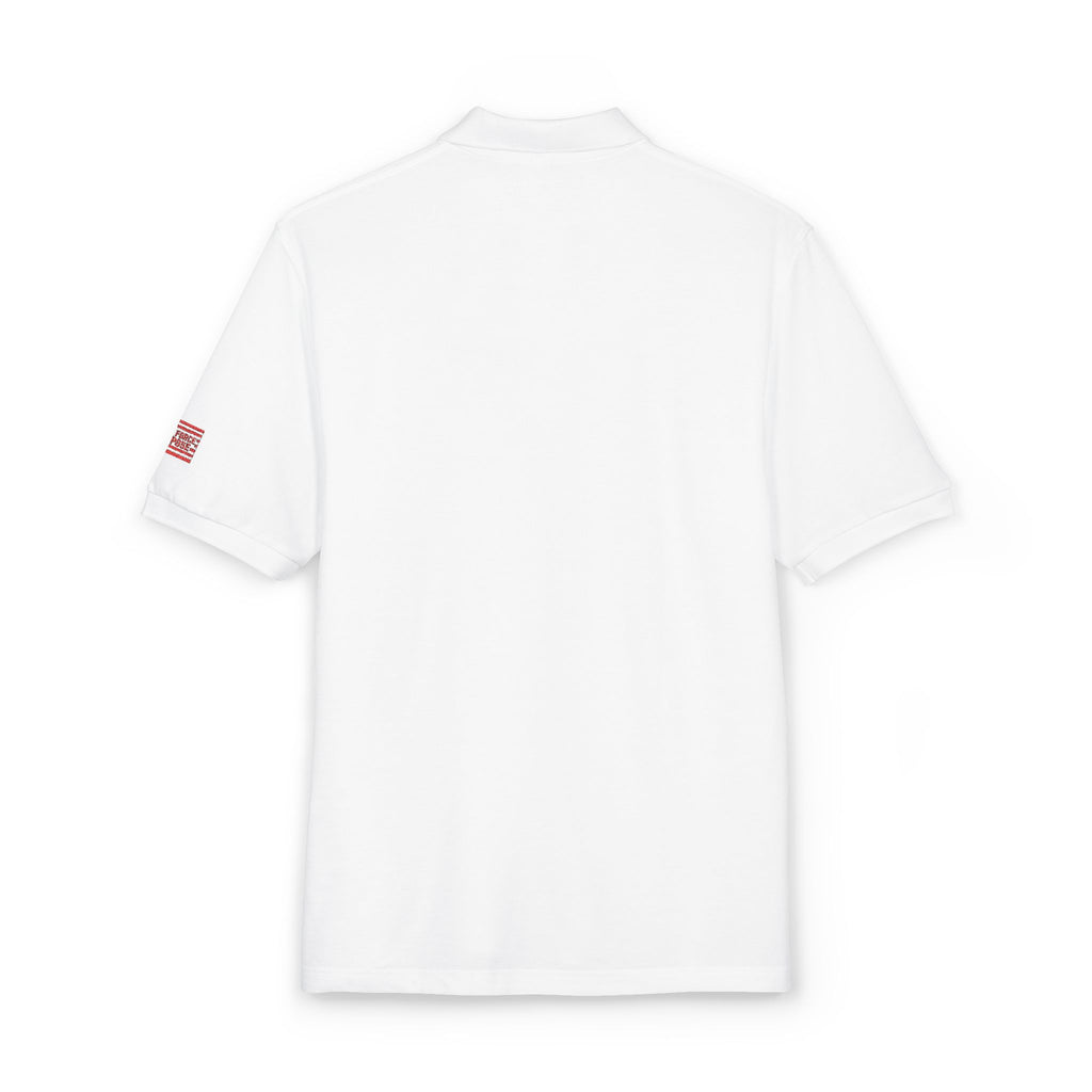 Embroidered Task Force Purpose Crest Polo Shirt — Classic Casual Work & Golf Tee