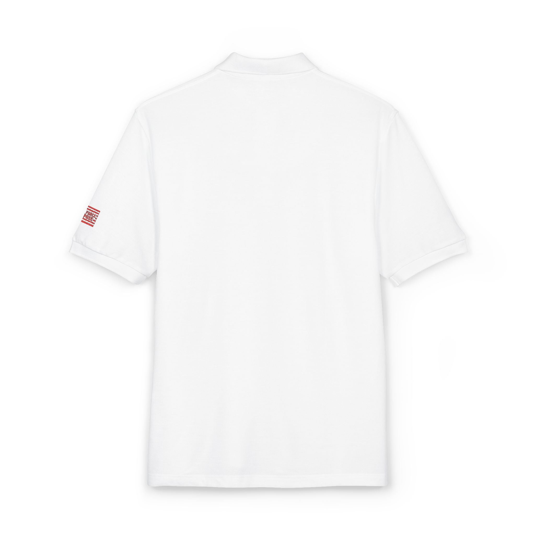 Embroidered Task Force Purpose Crest Polo Shirt — Classic Casual Work & Golf Tee