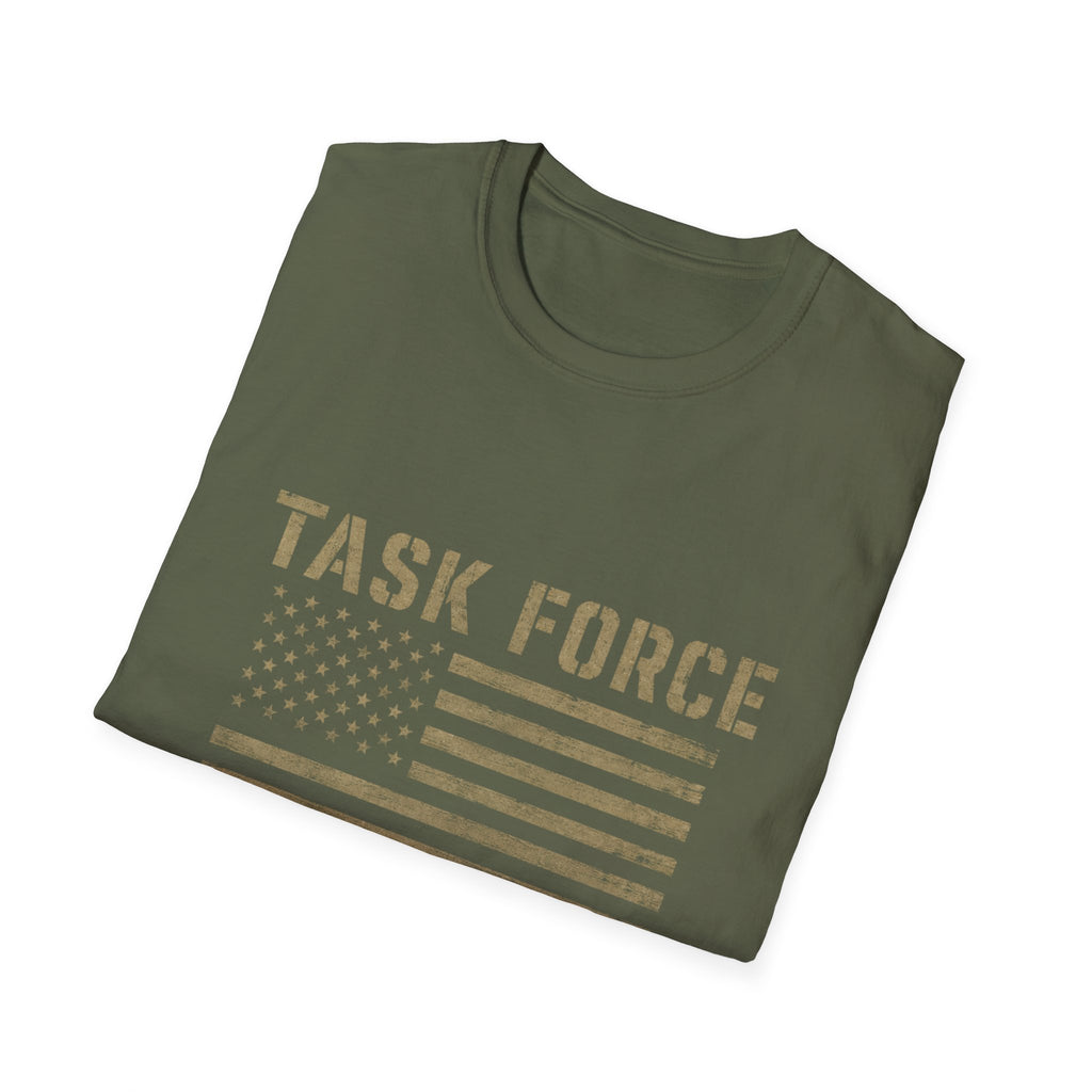 Task Force Purpose Tee — "Not All Wounds Are Visible" Military Skull T-Shirt