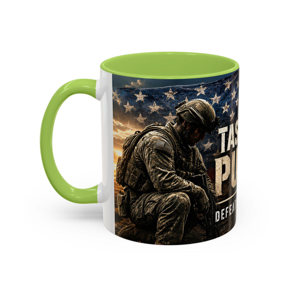 Task Force Purpose Coffee Mug — Defeating PTSD & Suicide Support