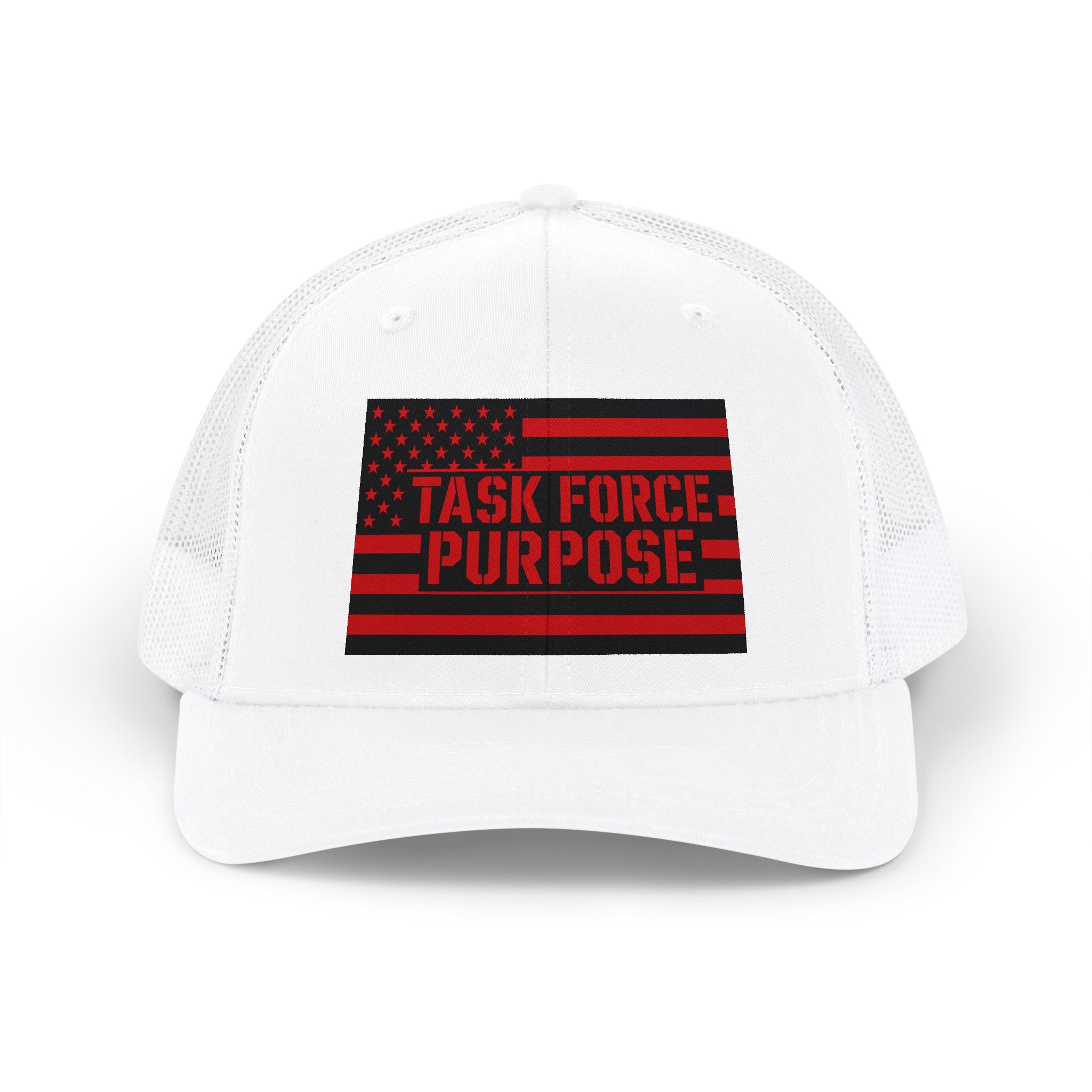 Task Force Purpose Red & Black Trucker Cap