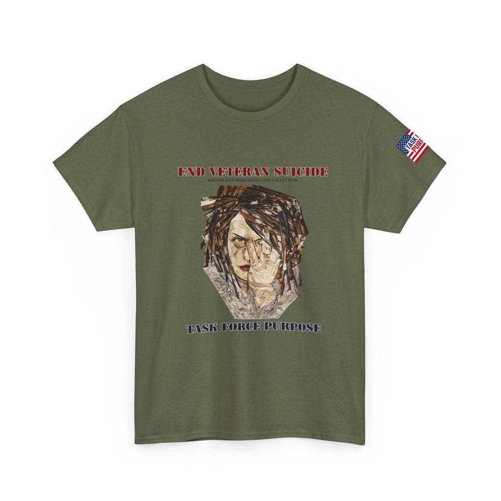 End Veteran Suicide T-Shirt — Task Force Purpose Awareness Tee