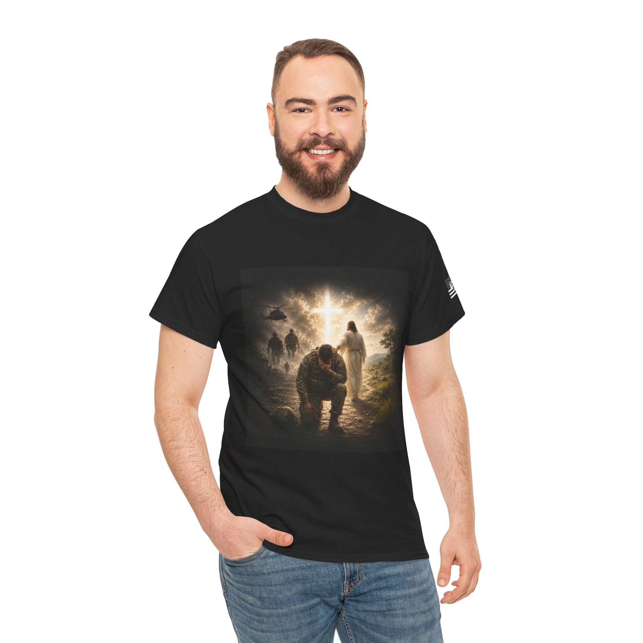 Christian Faith T‑Shirt — Jesus Welcoming the Lost Graphic Tee