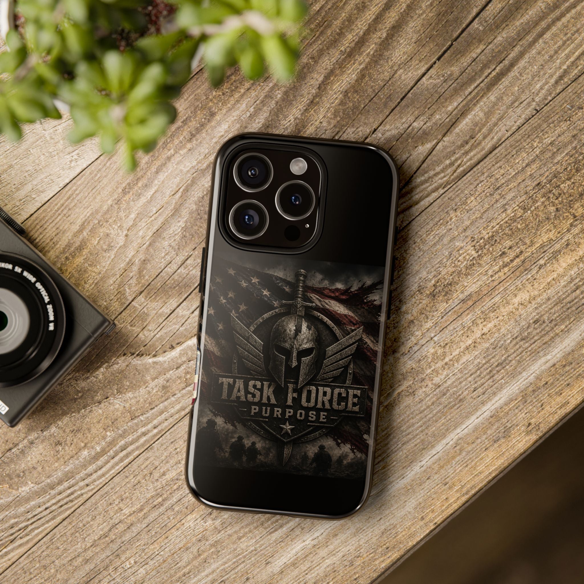 Resilient American Flag Phone Case — Patriotic Tough Case