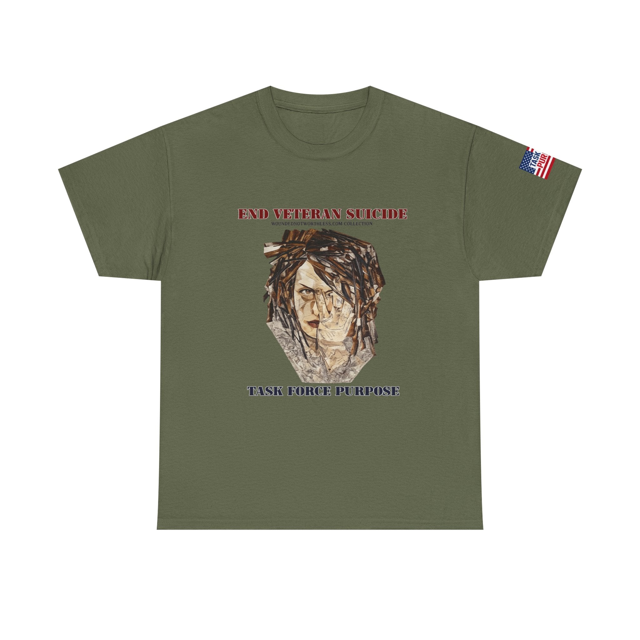 End Veteran Suicide T-Shirt — Task Force Purpose Awareness Tee